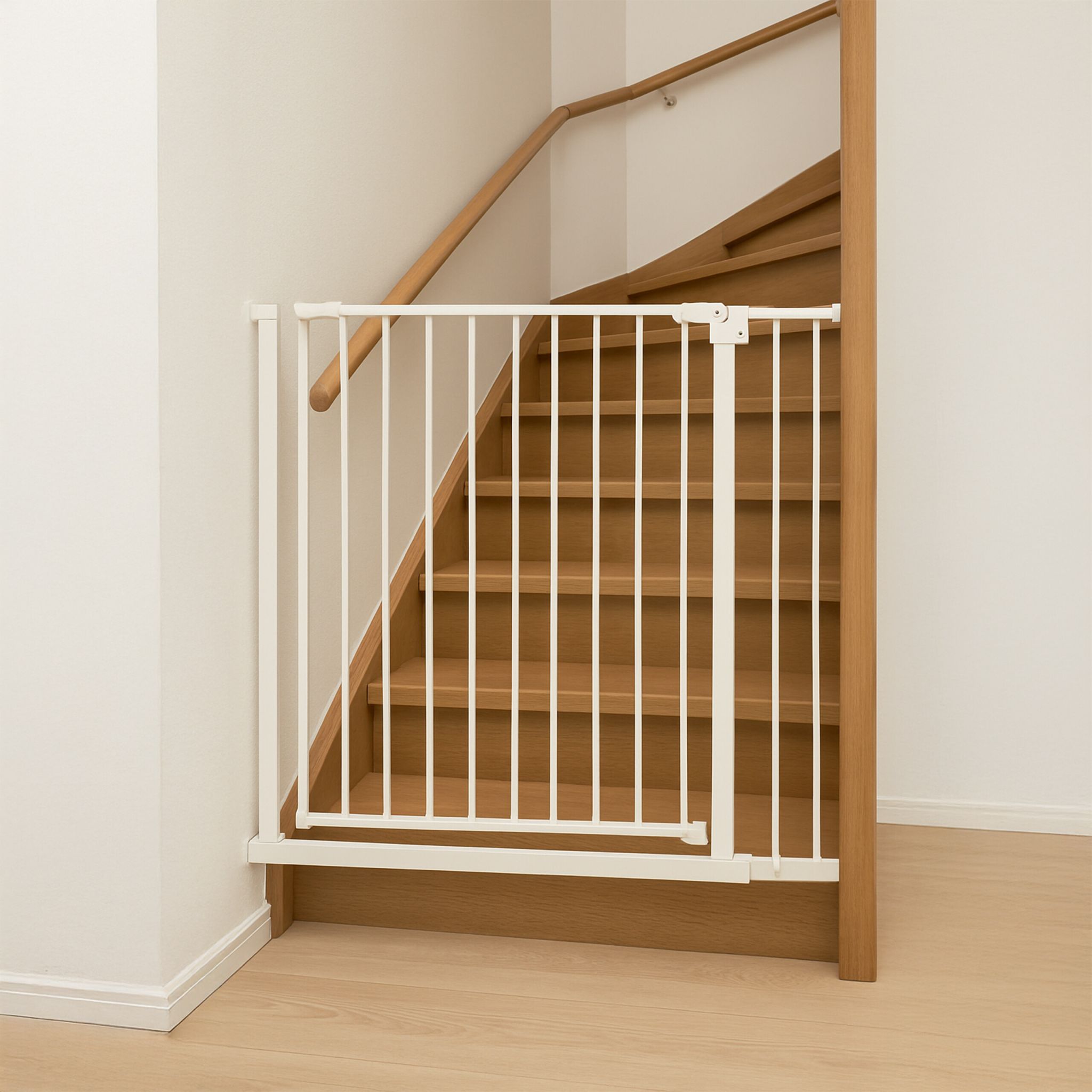 Treppenschutzgitter 75–100cm Weiss