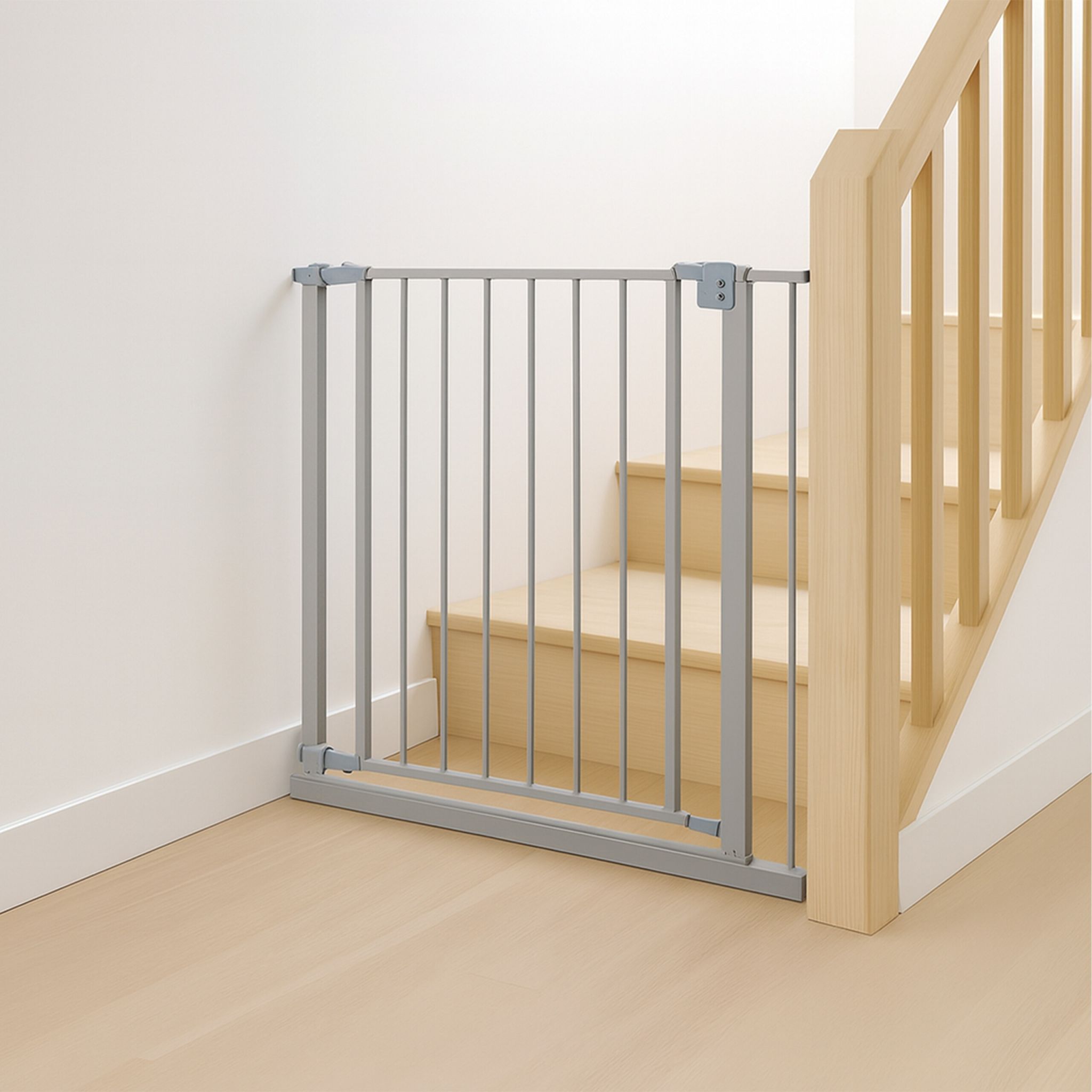 Treppenschutzgitter 75–100cm Grau