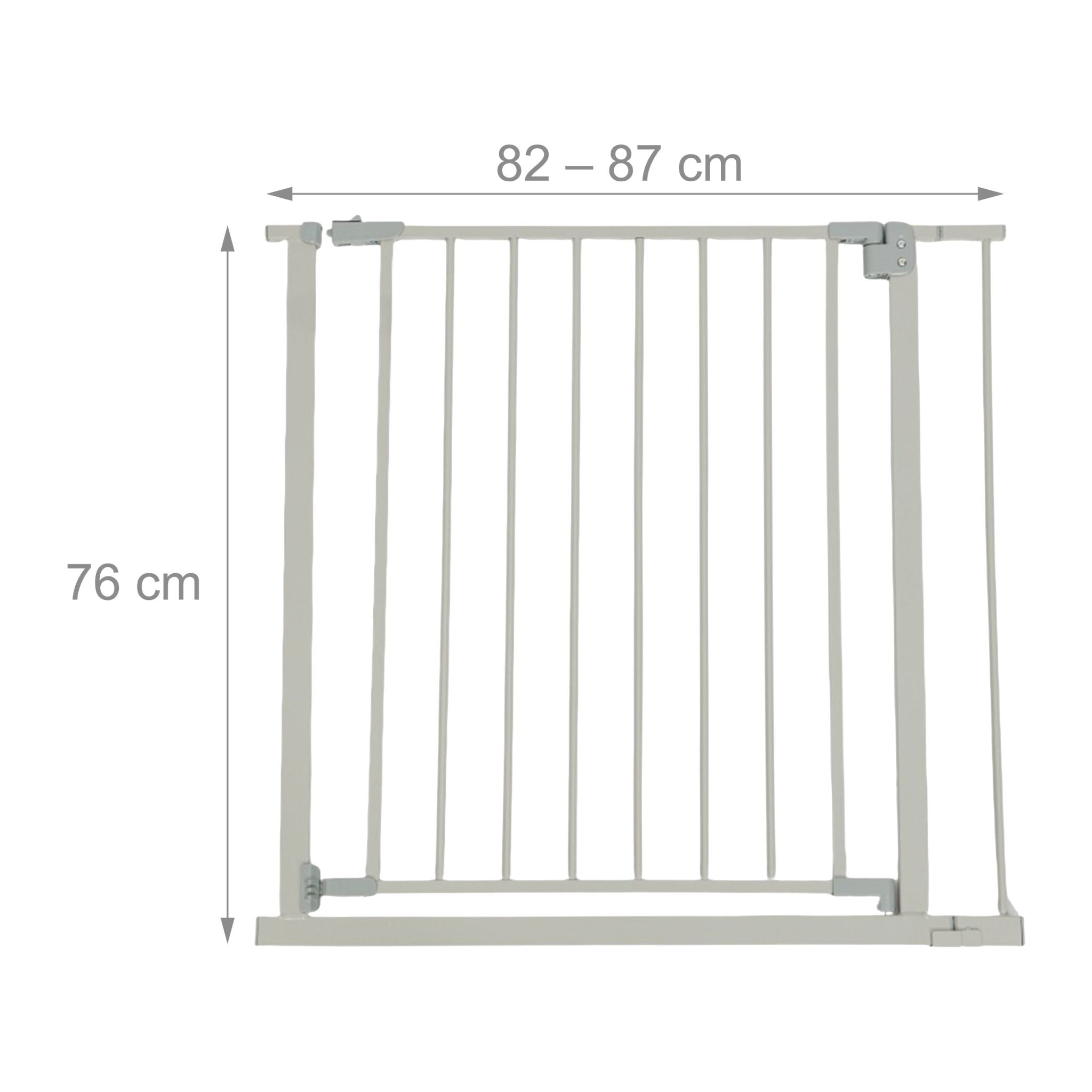 Treppenschutzgitter 75–100cm Grau