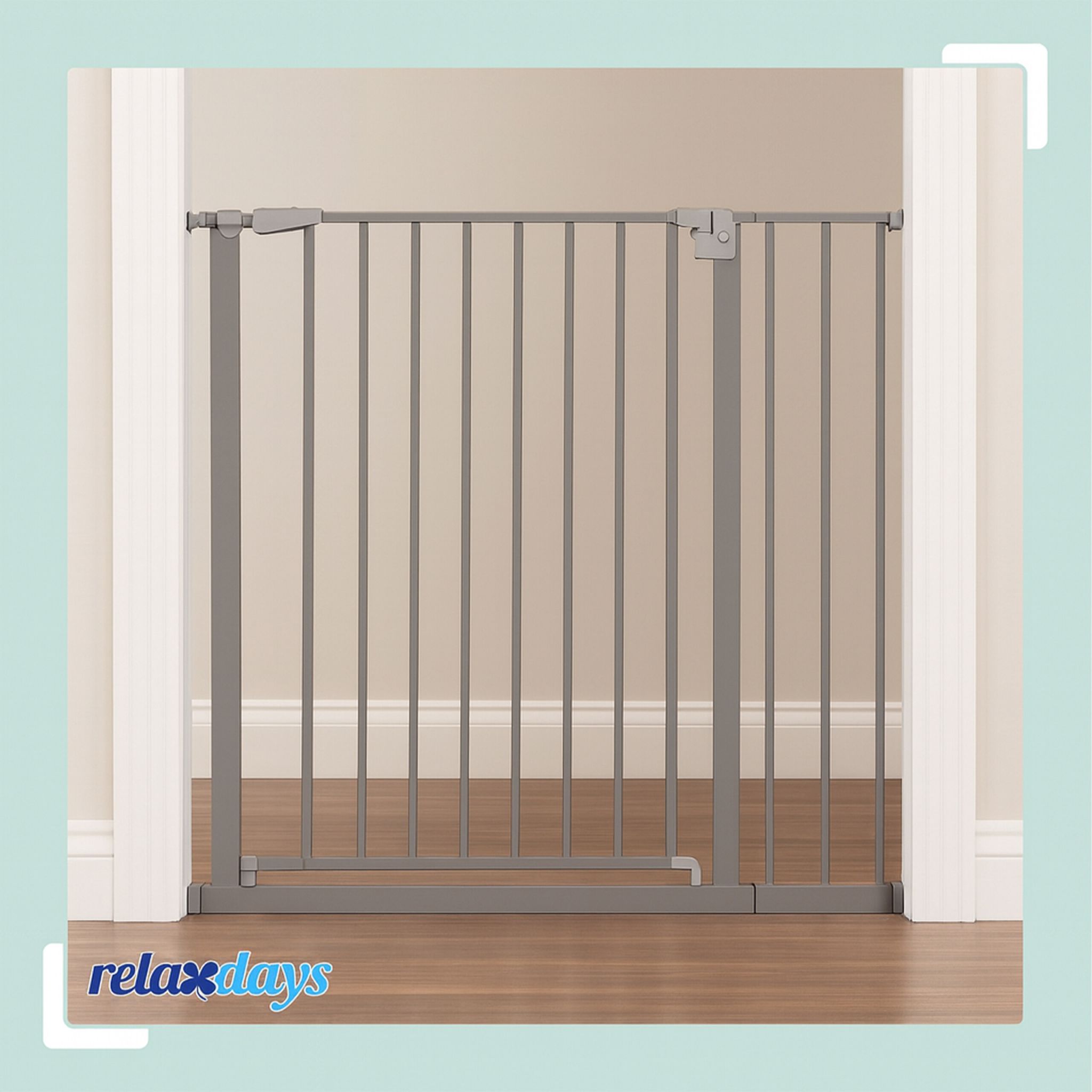 Treppenschutzgitter 75–100cm Grau
