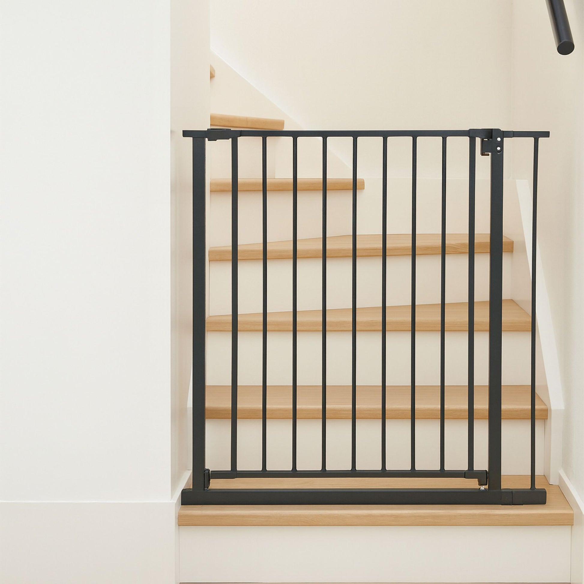 Treppenschutzgitter 75–100cm Schwarz von guteszeug.ch