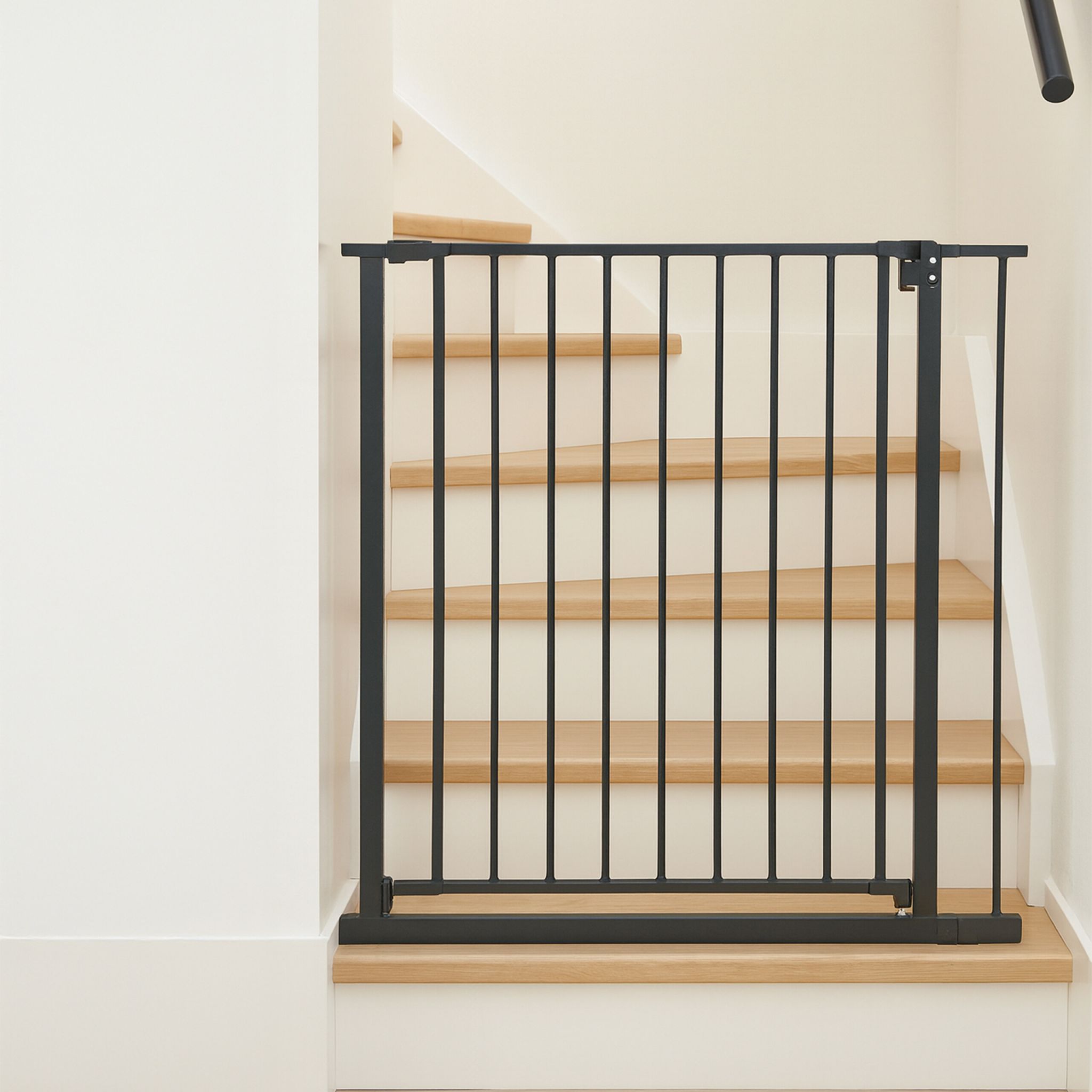 Treppenschutzgitter 75–100cm Schwarz von guteszeug.ch