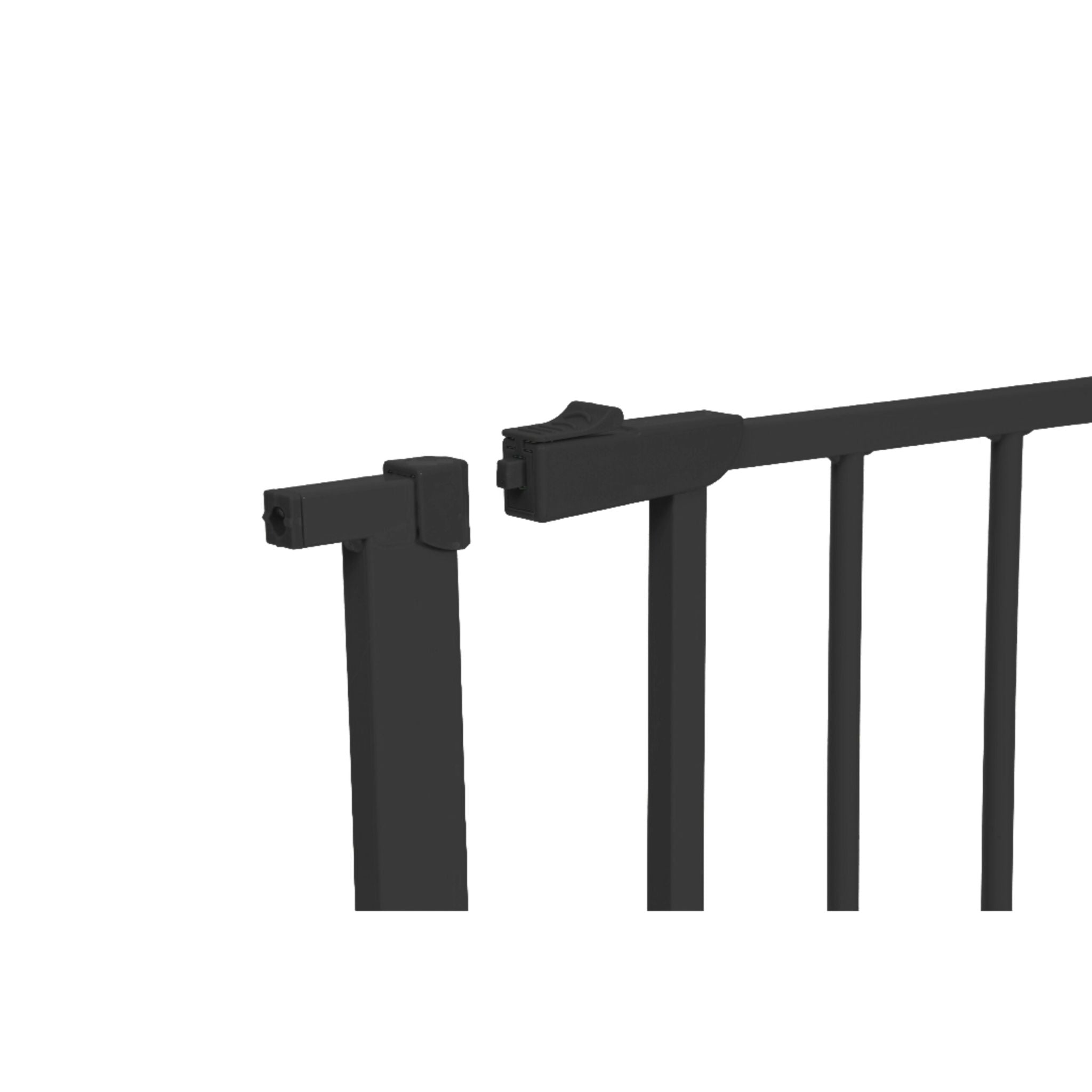 Treppenschutzgitter 75–100cm Schwarz