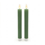 LED Stabkerzen 2er-Set Beige von Relaxdays