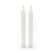 LED Stabkerzen 2er-Set Weiss von Relaxdays