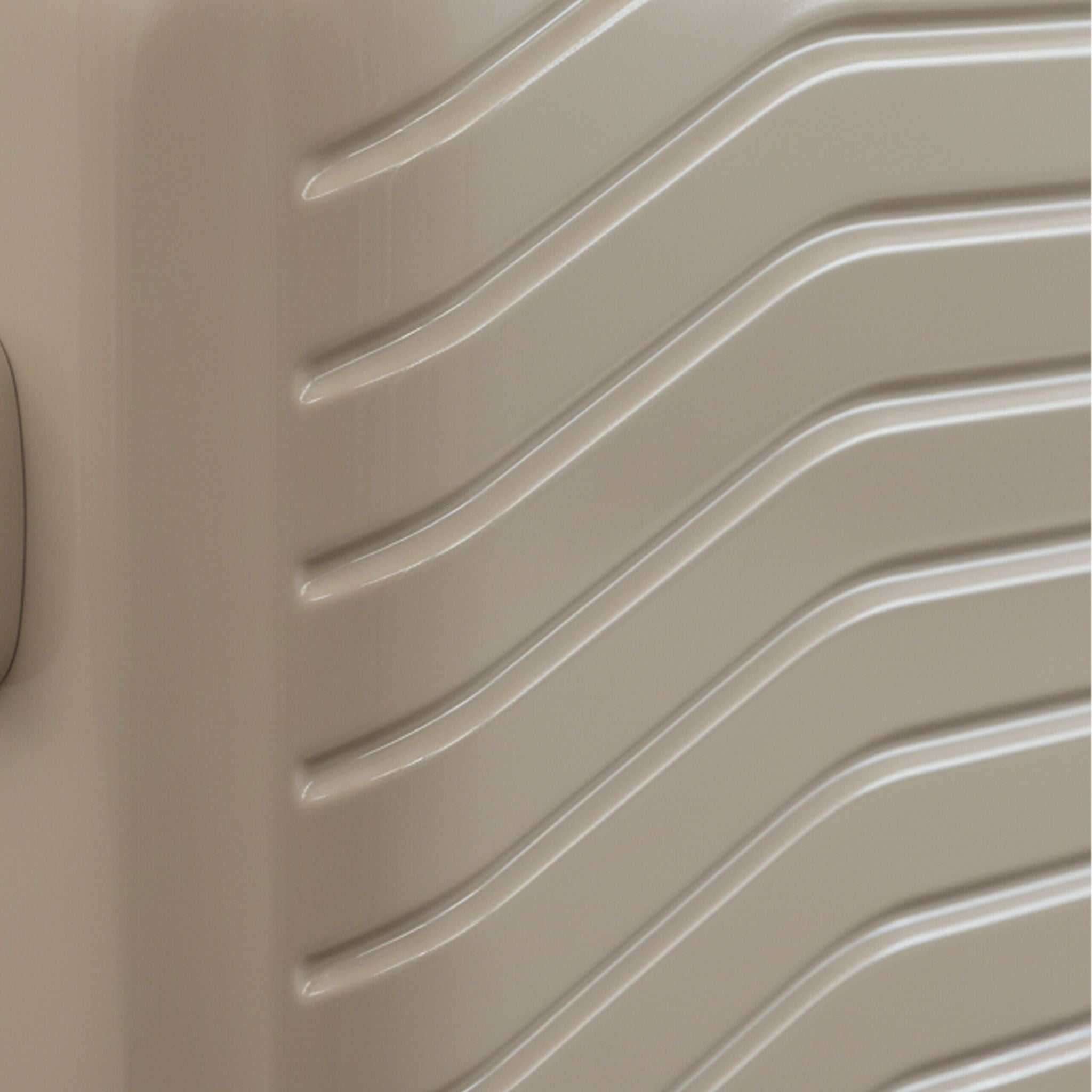 Kofferset 3-teilig Beige-Schwarz von Relaxdays