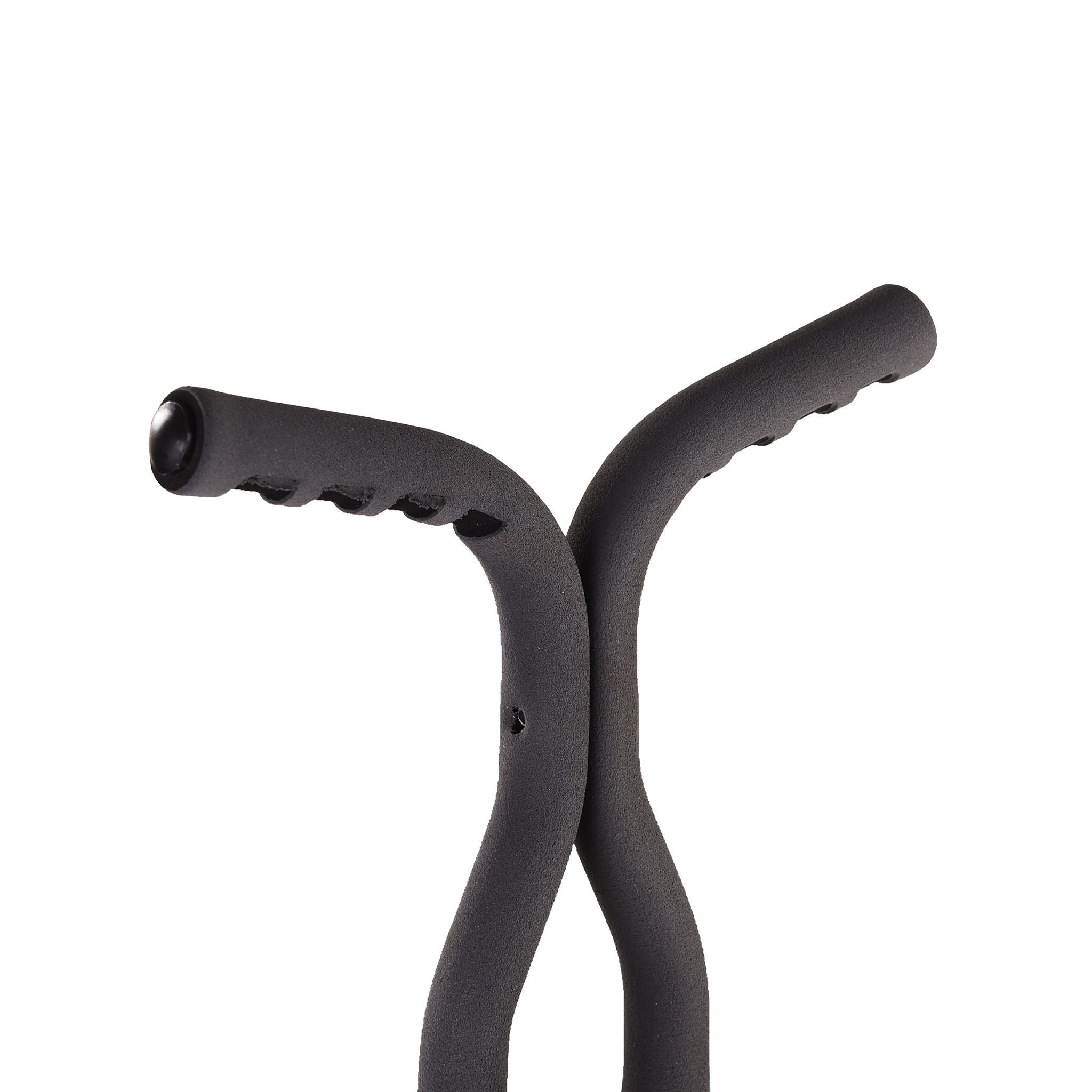 Pogo Stick für Kinder oder Erwachsene Schwarz-Silber von Relaxdays