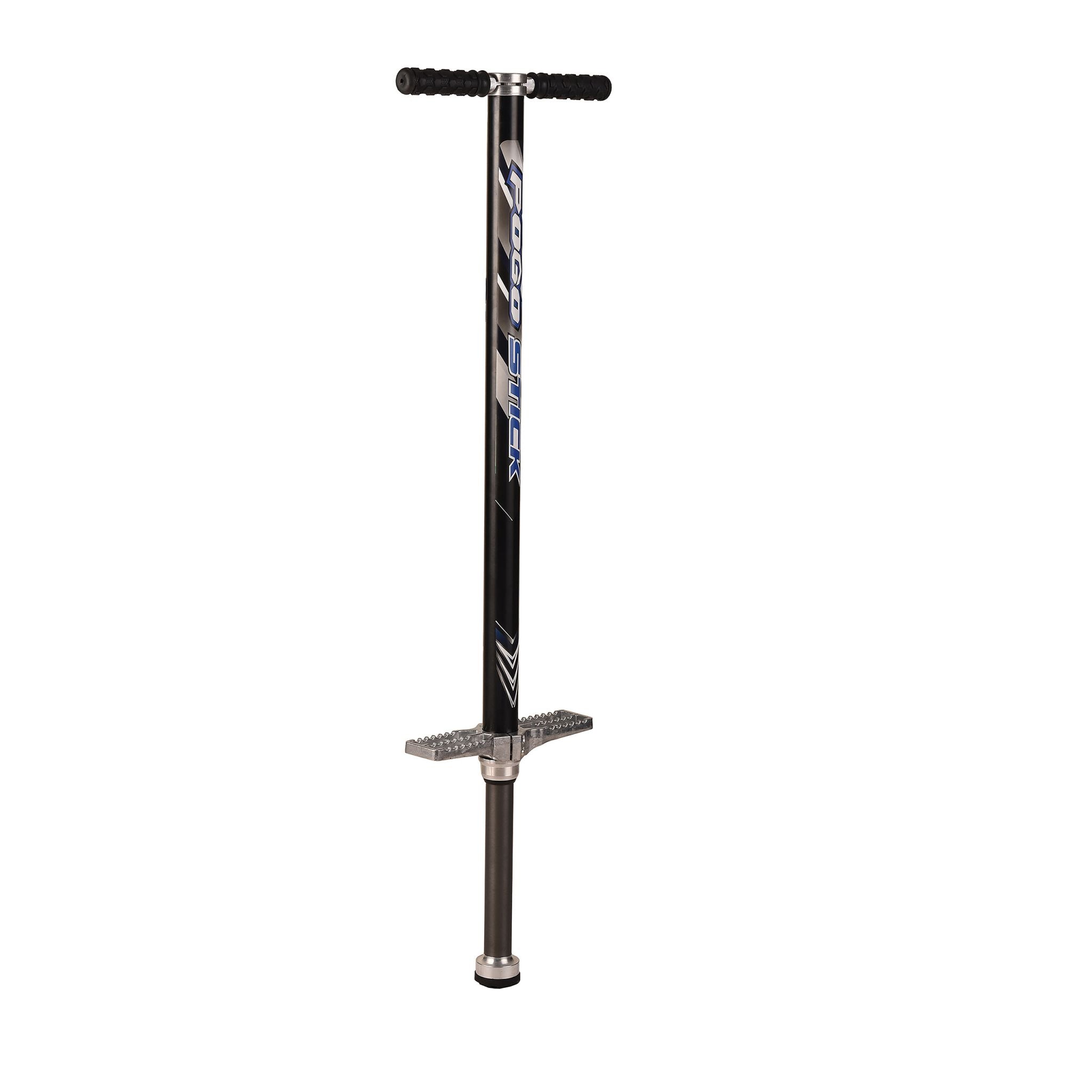 Pogo Stick für Kinder oder Erwachsene Schwarz-Silber von Relaxdays