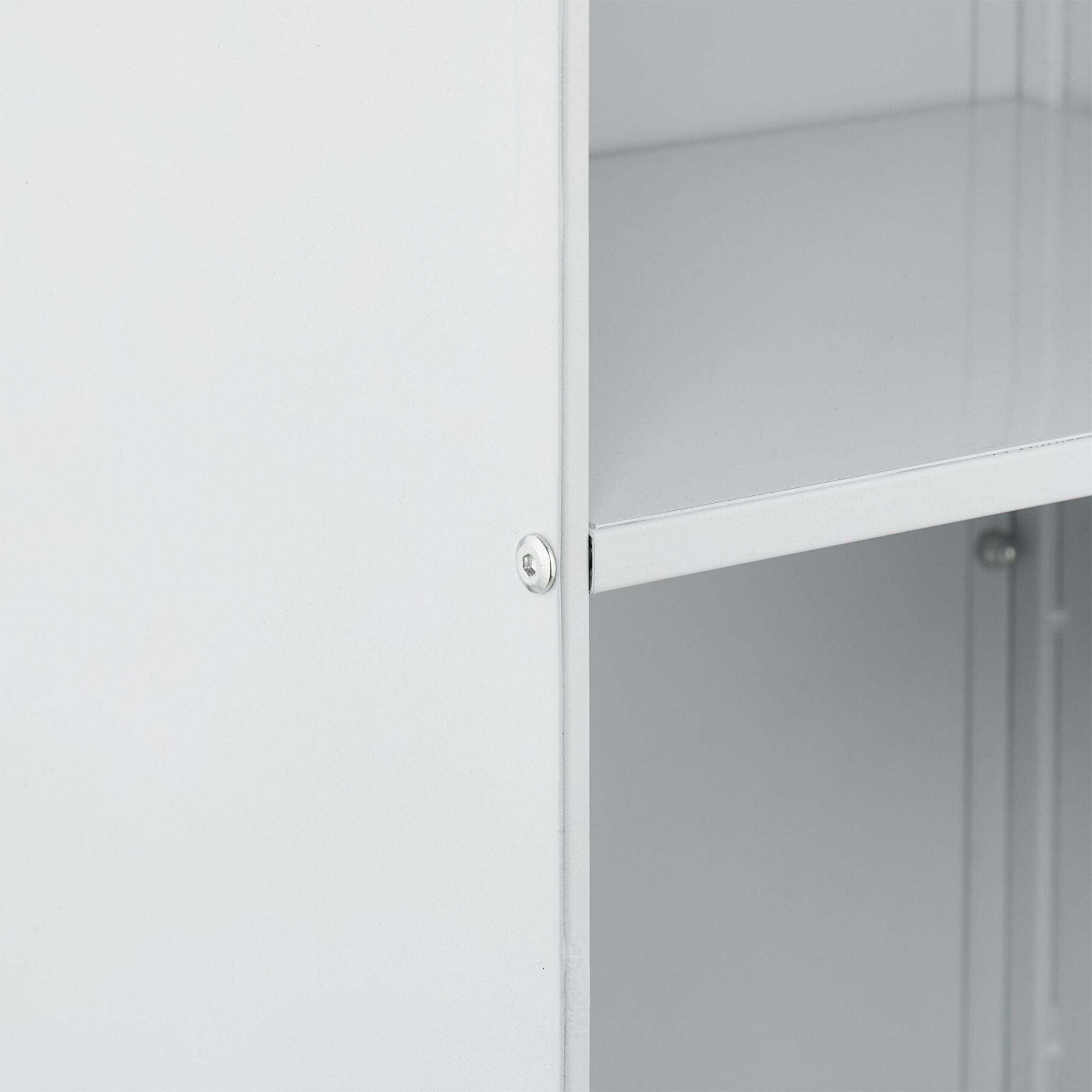 Kaminholzregal mit 2 Fächern Weiss von Relaxdays