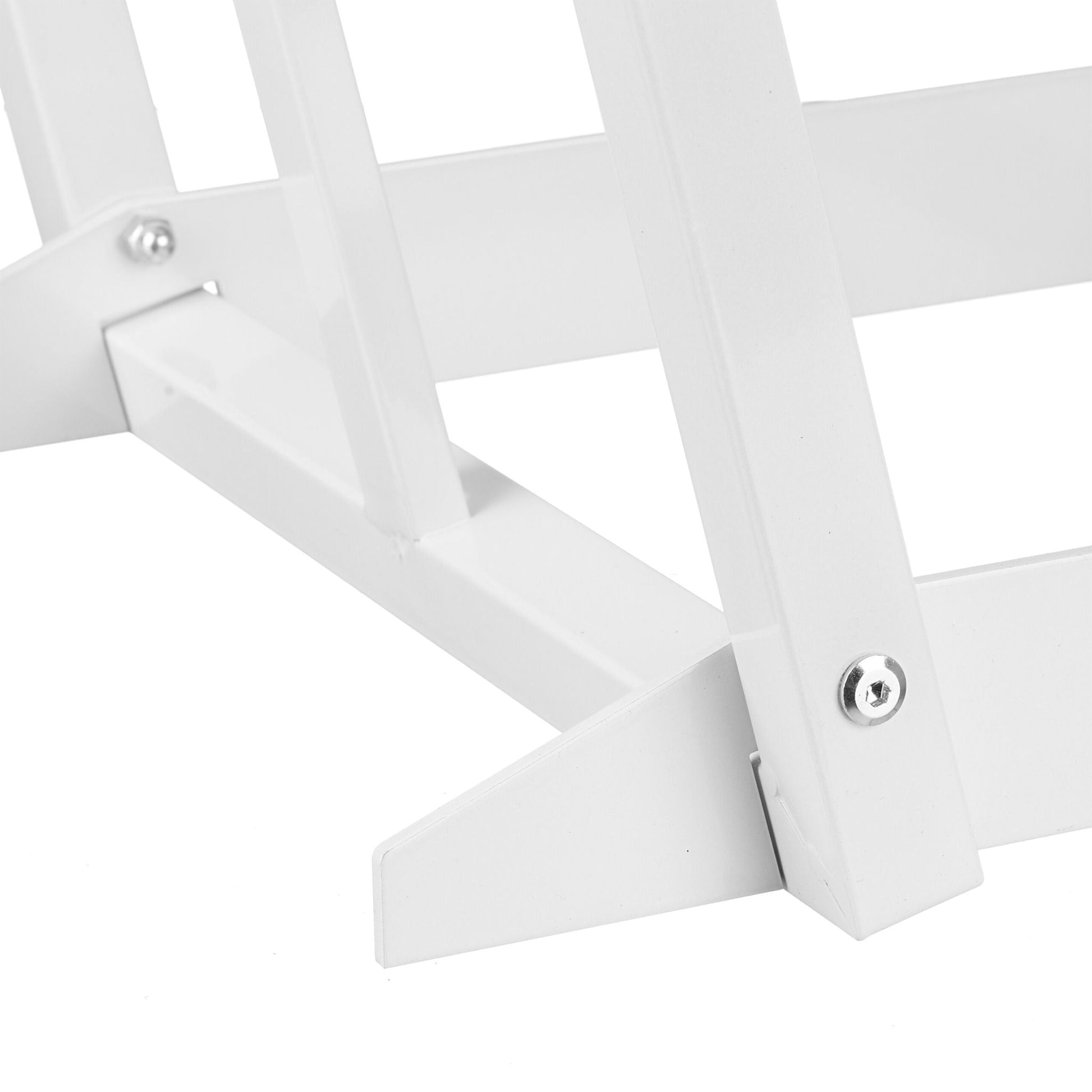 Kaminholzregal V-Design Weiss von Relaxdays