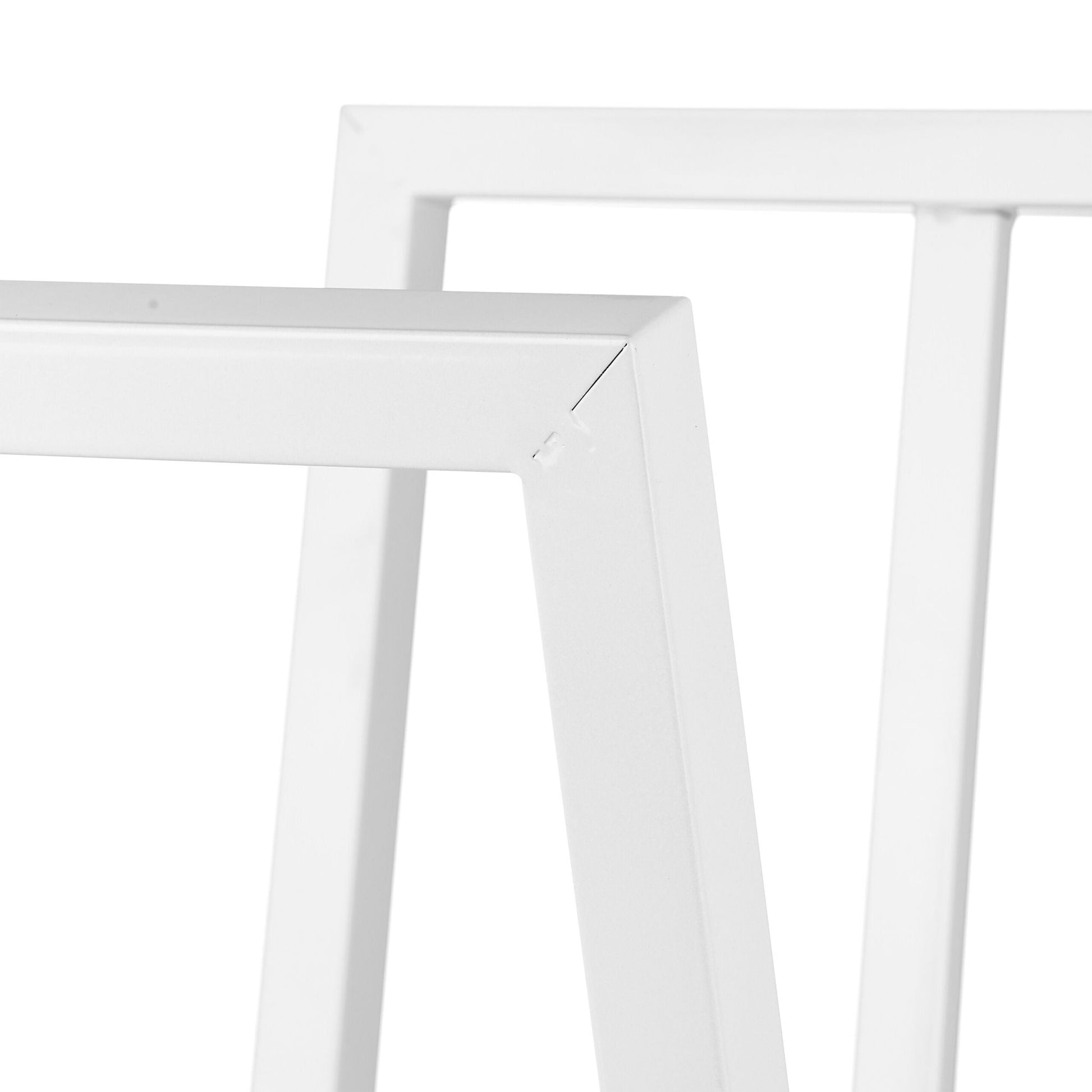 Kaminholzregal V-Design Weiss von Relaxdays