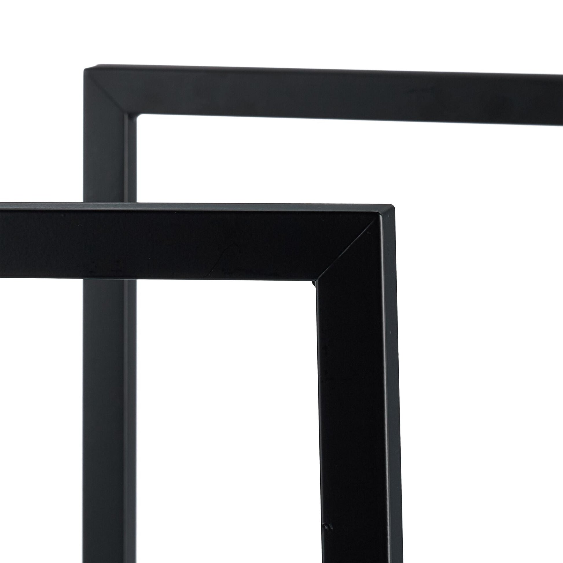 Kaminholzregal ModernSchwarz von Relaxdays
