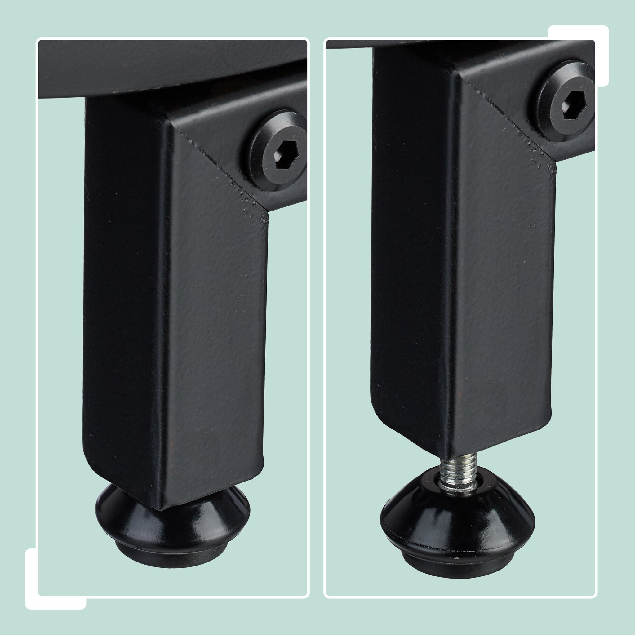 Kaminholzregal mit 2 Ebenen Schwarz von Relaxdays