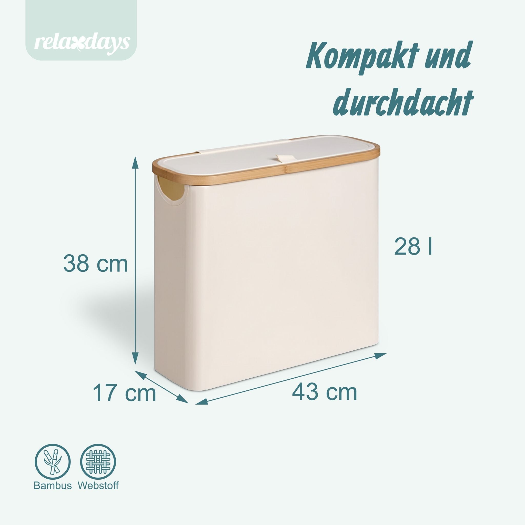 Toilettenpapier Aufbewahrung 12 Rollen Beige-Hellbraun