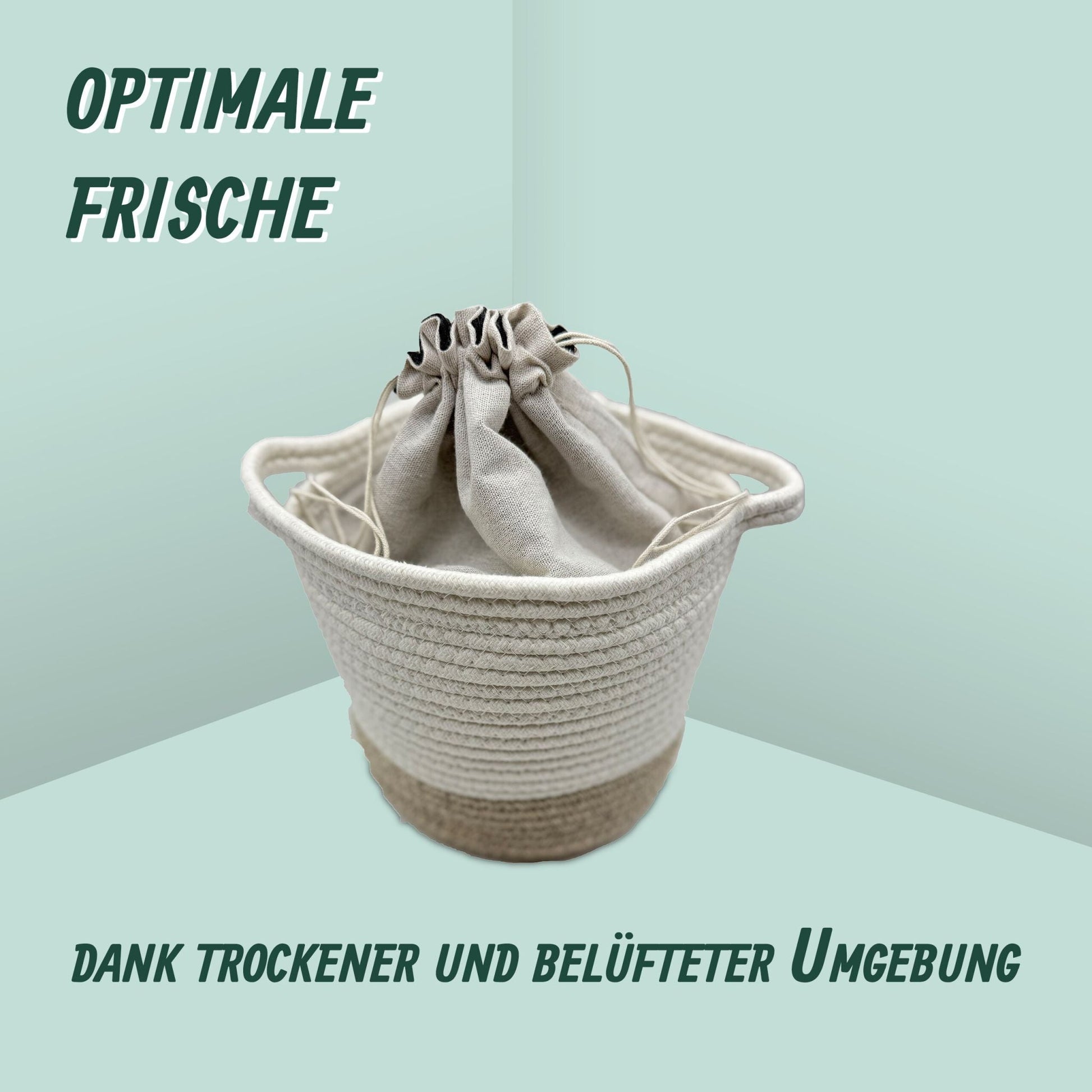 Kartoffel Aufbewahrung 3er-Set Beige-Weiss-Schwarz von Relaxdays