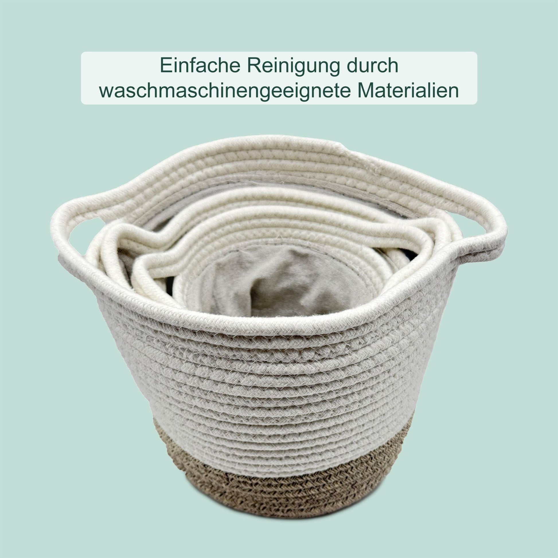 Kartoffel Aufbewahrung 3er-Set Beige-Weiss-Schwarz von Relaxdays
