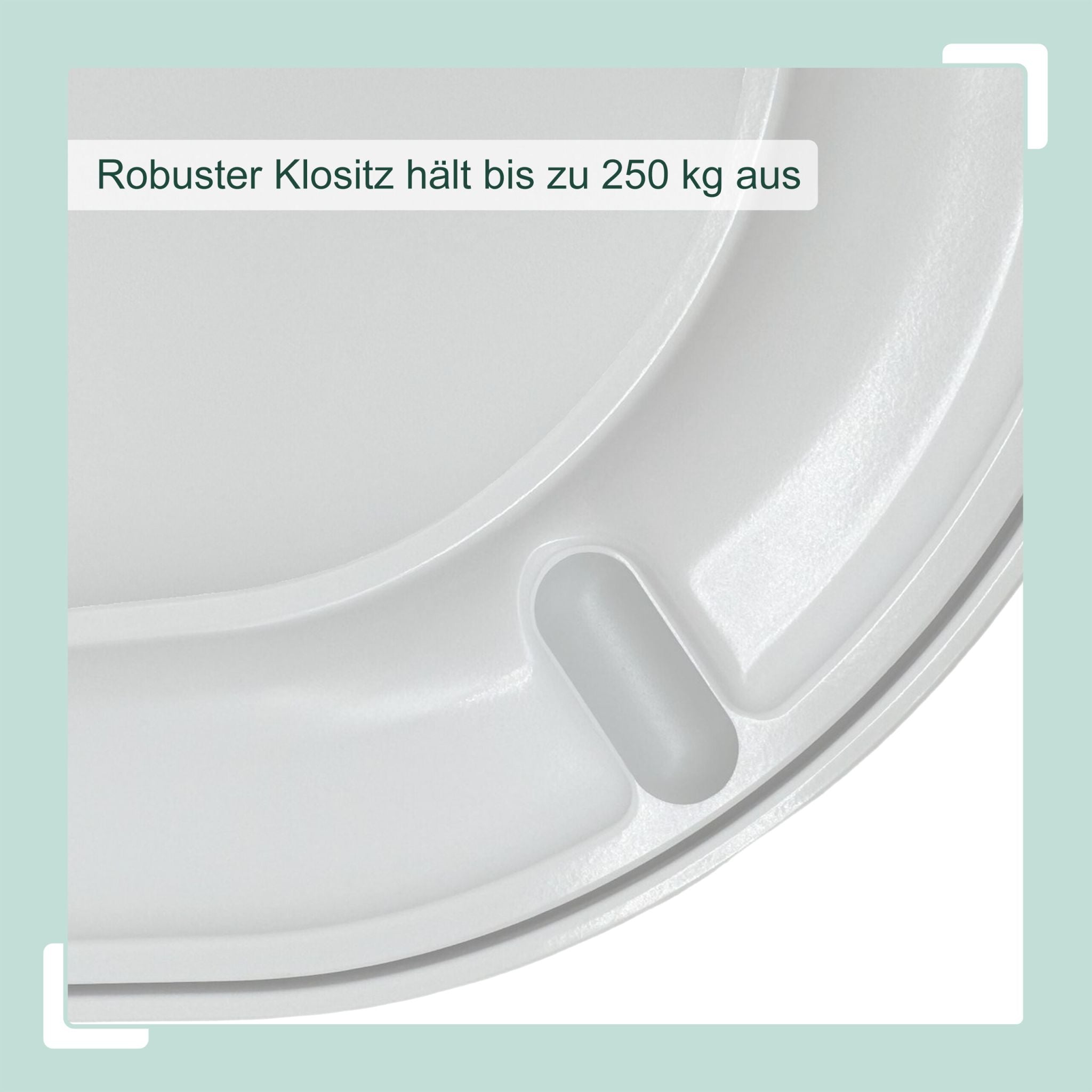 Toilettendeckel mit Absenkautomatik Weiss von Relaxdays