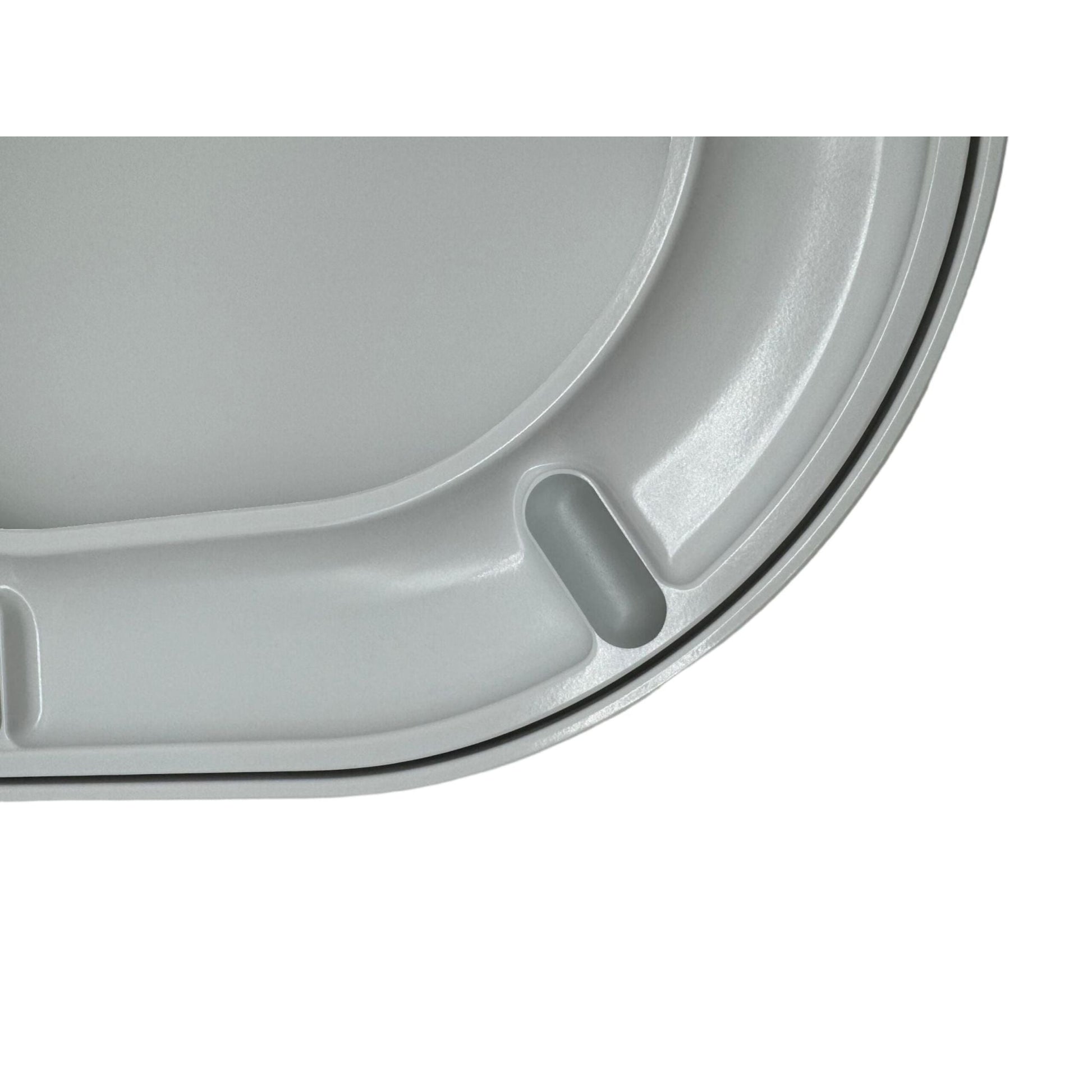 Toilettendeckel mit Absenkautomatik Weiss von Relaxdays