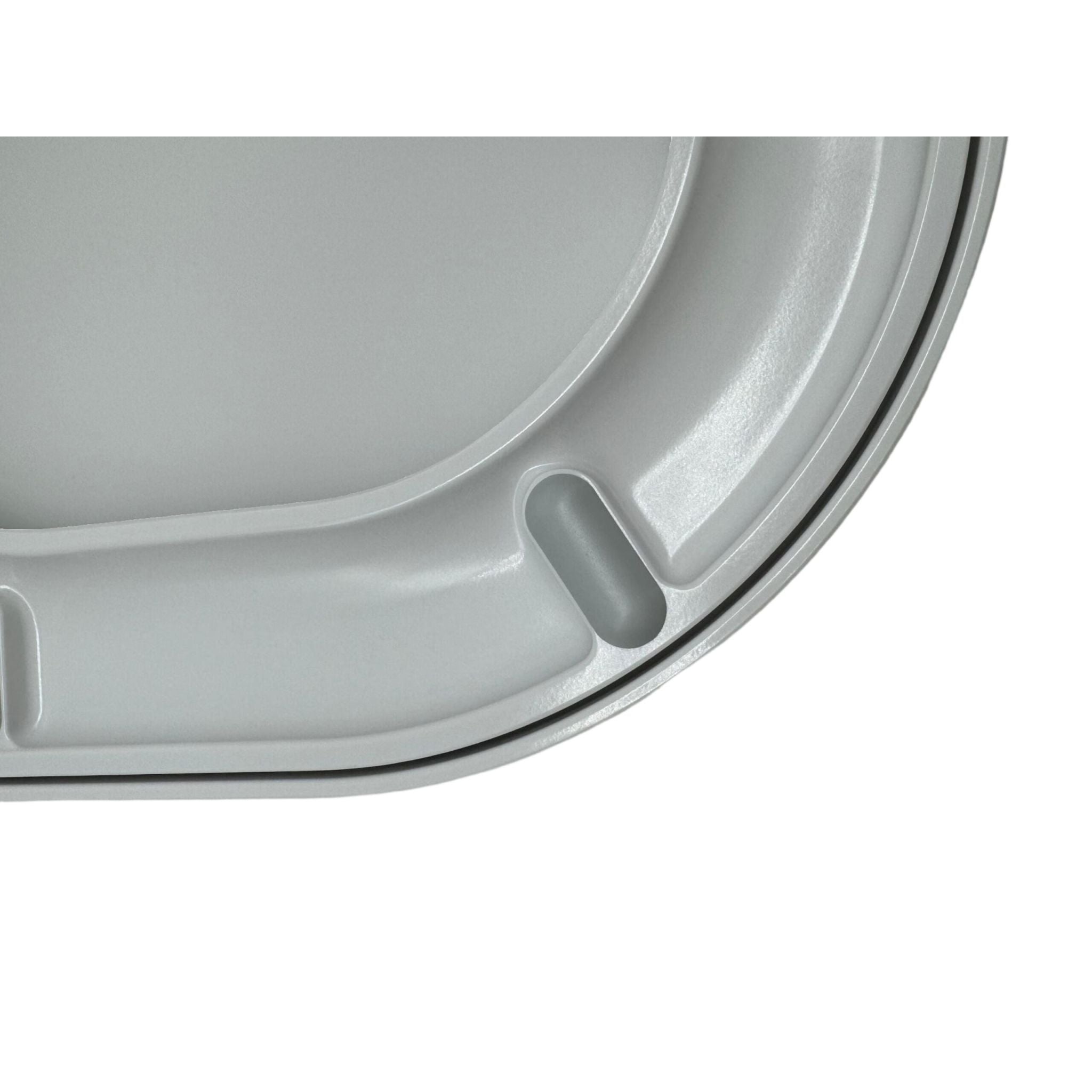 Toilettendeckel mit Absenkautomatik Weiss von Relaxdays