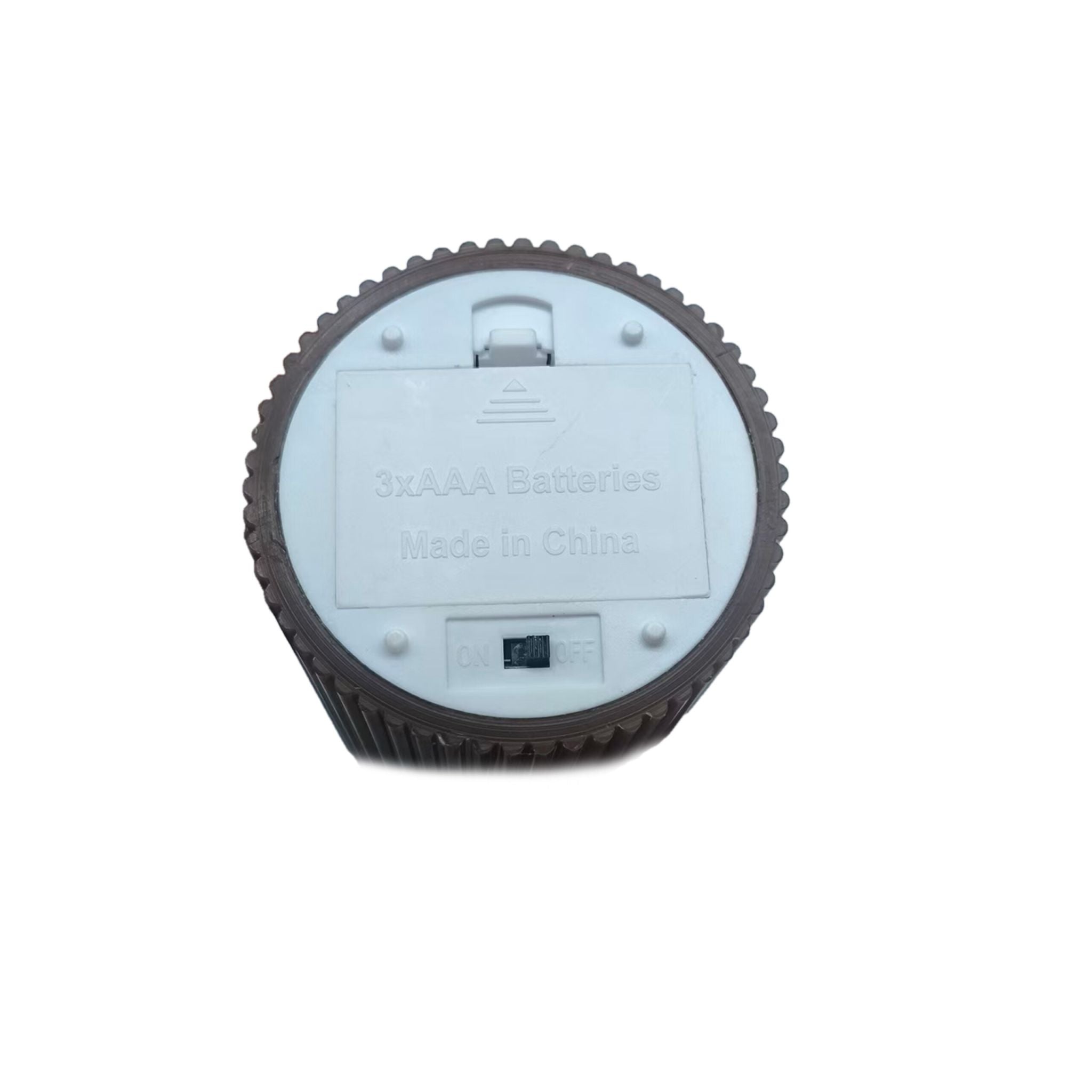 LED Kerzen 4er-Set 13cm Braun von Relaxdays