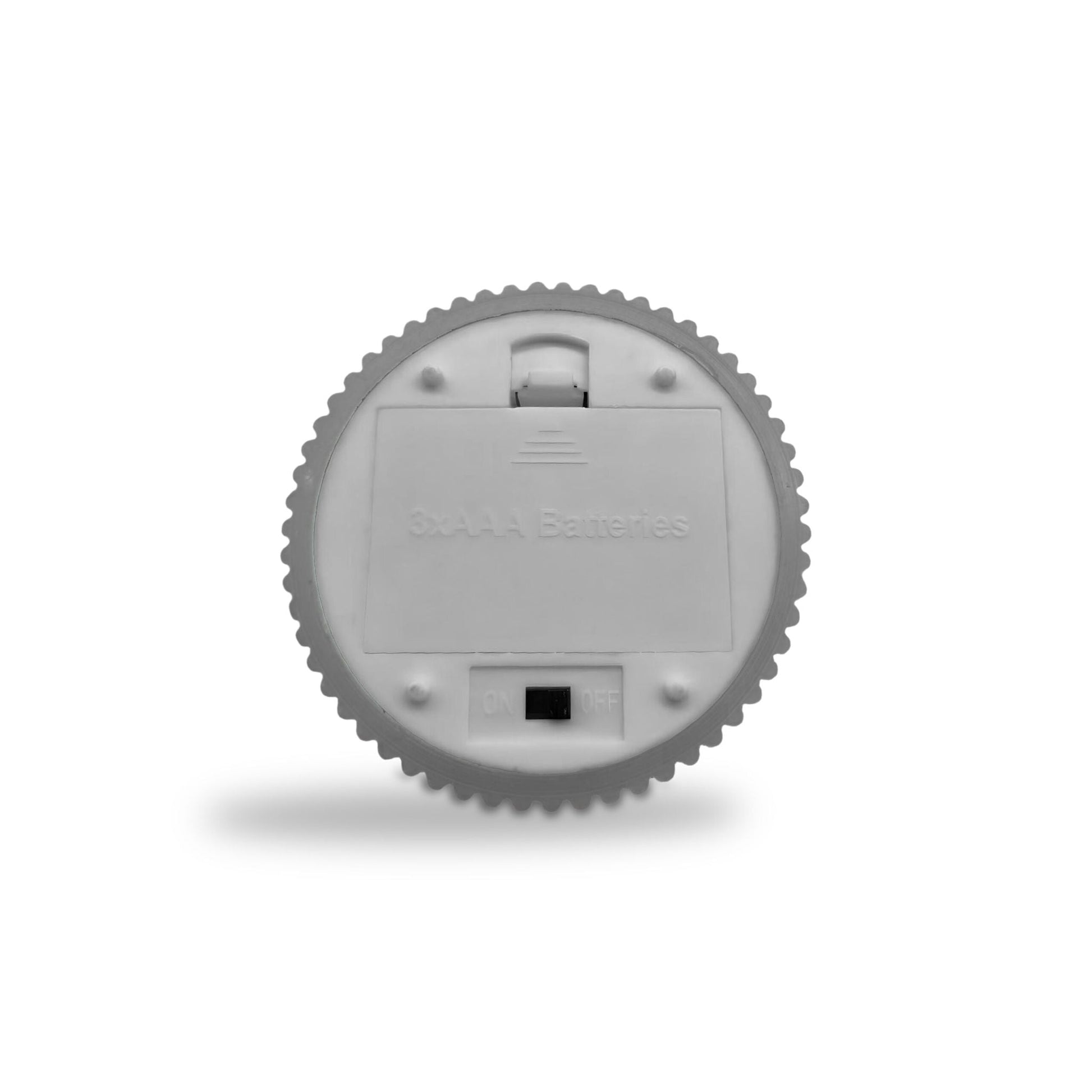 LED Kerzen 4er-Set 13cm Grau von Relaxdays
