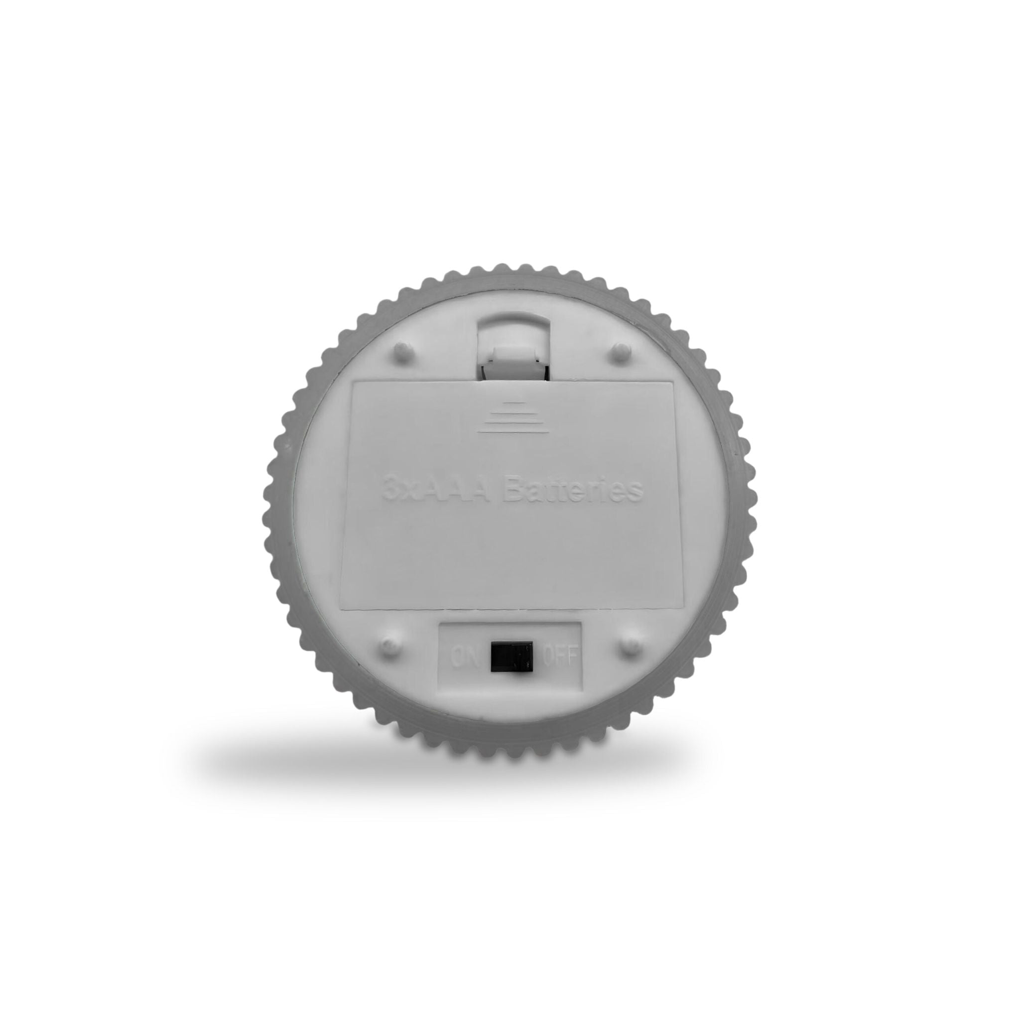 LED Kerzen 4er-Set 13cm Grau von Relaxdays
