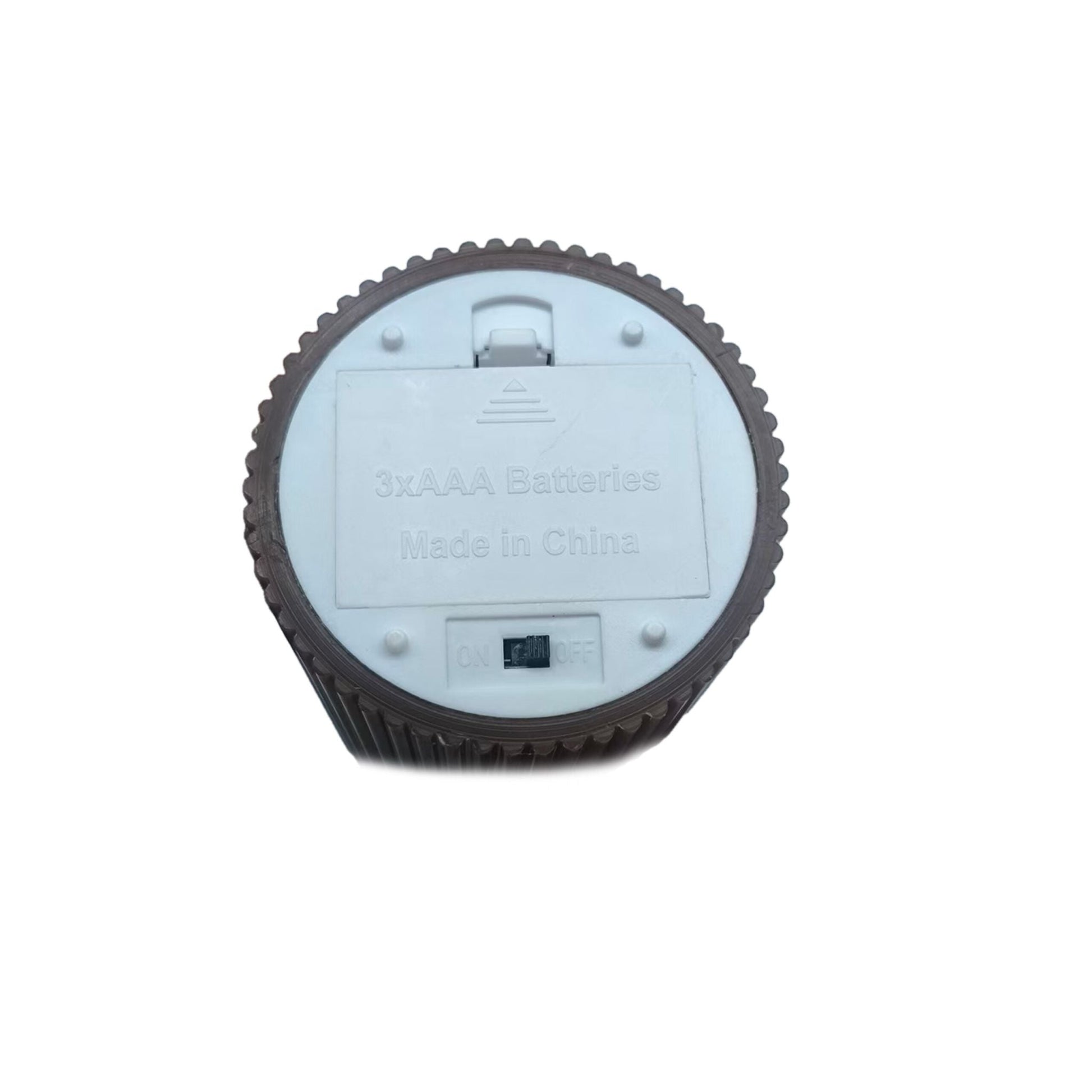 LED Kerzen 4er-Set 18cm Braun von Relaxdays