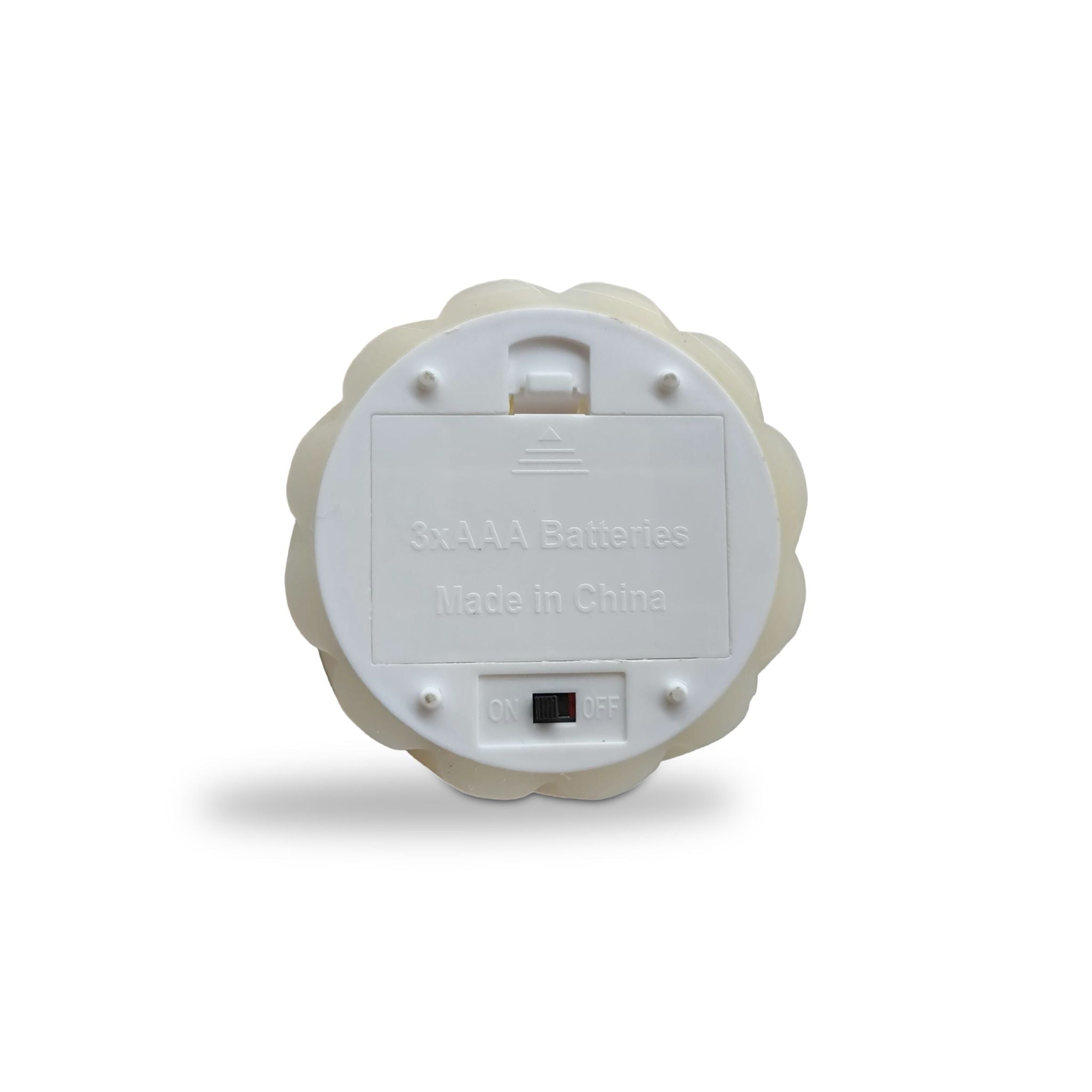 LED Kerzen 3er-Set Creme von Relaxdays