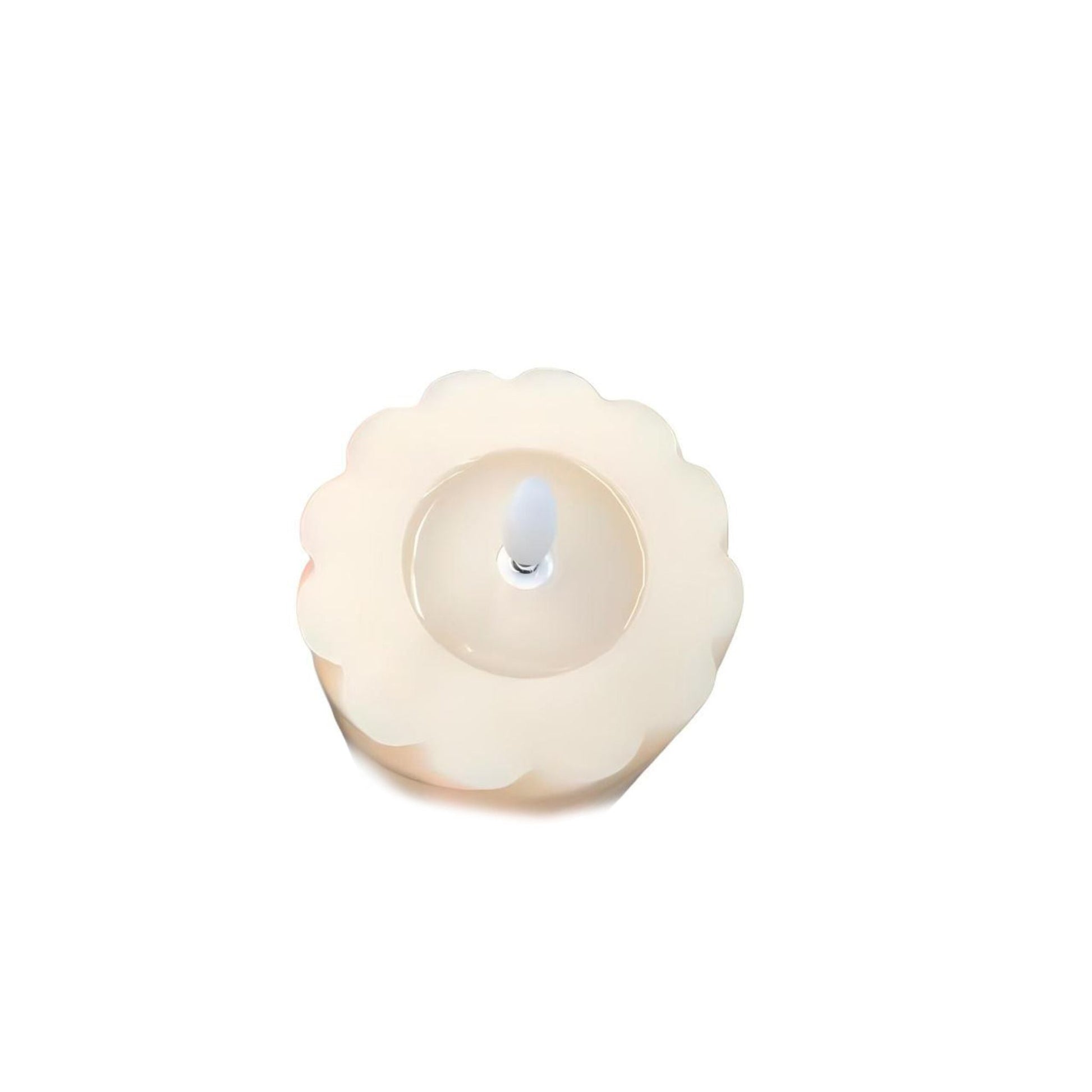 LED Kerzen 3er-Set Creme von Relaxdays