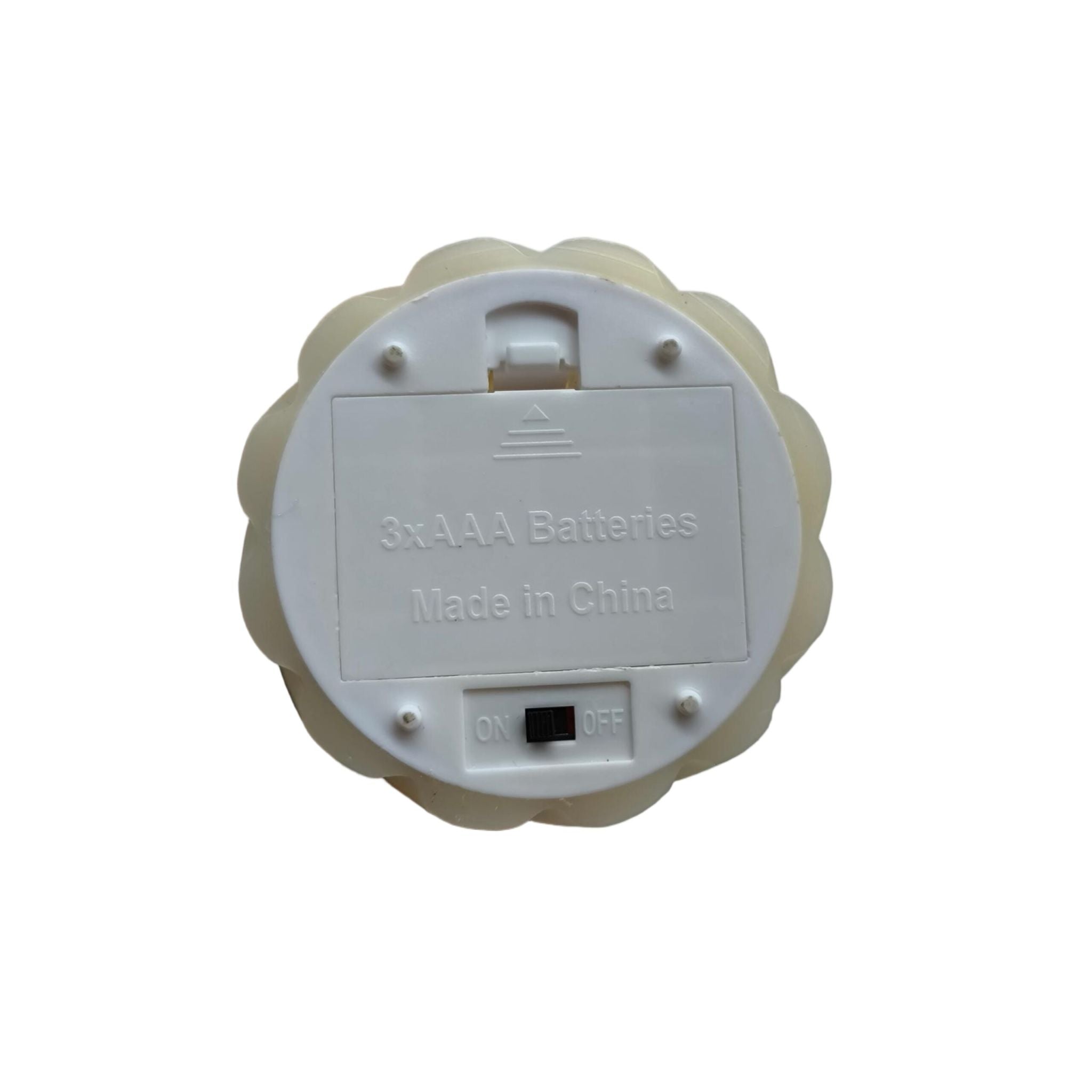 LED Kerzen 3er-Set Creme von Relaxdays