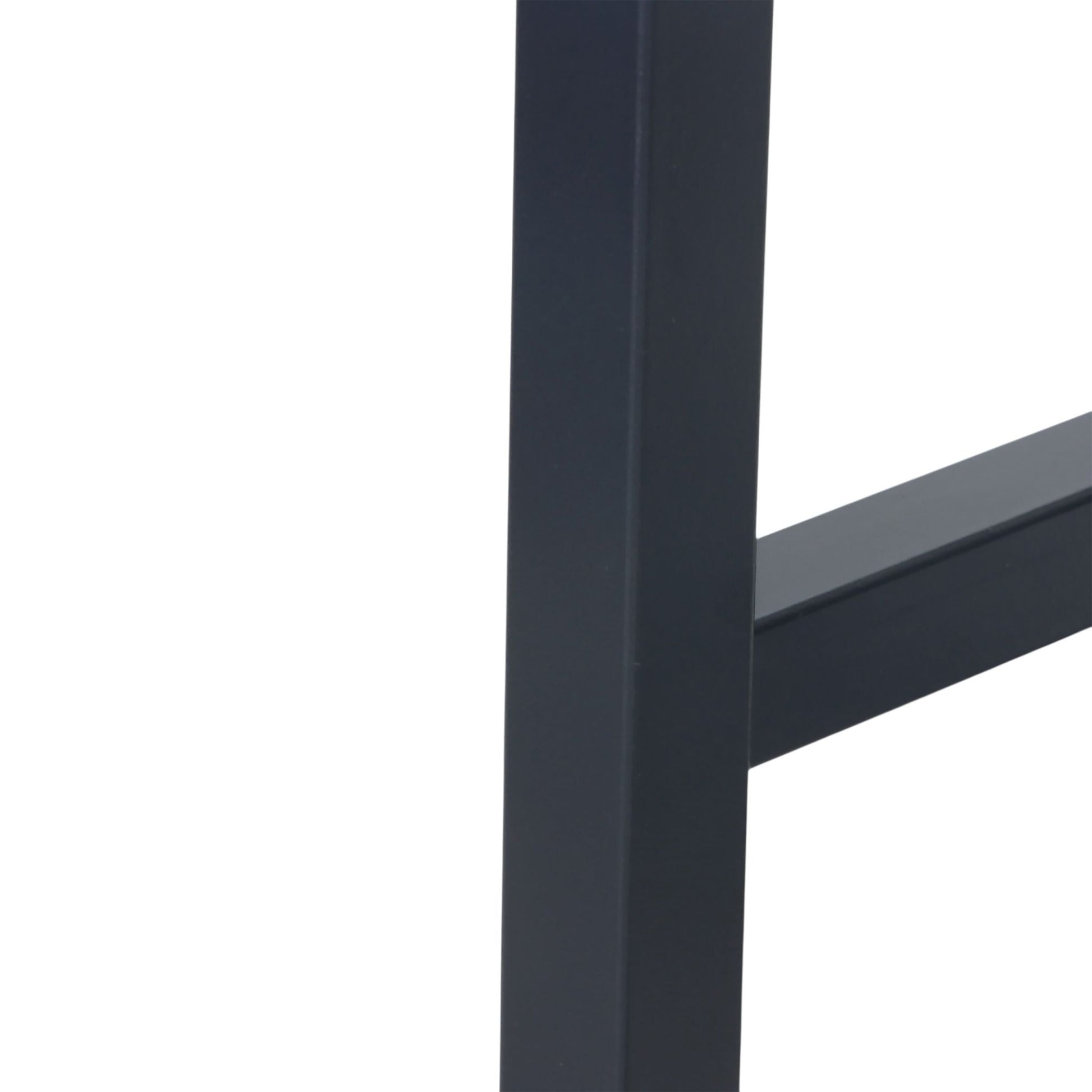 Handtuchständer 2 Stangen Metall Schwarz von Relaxdays
