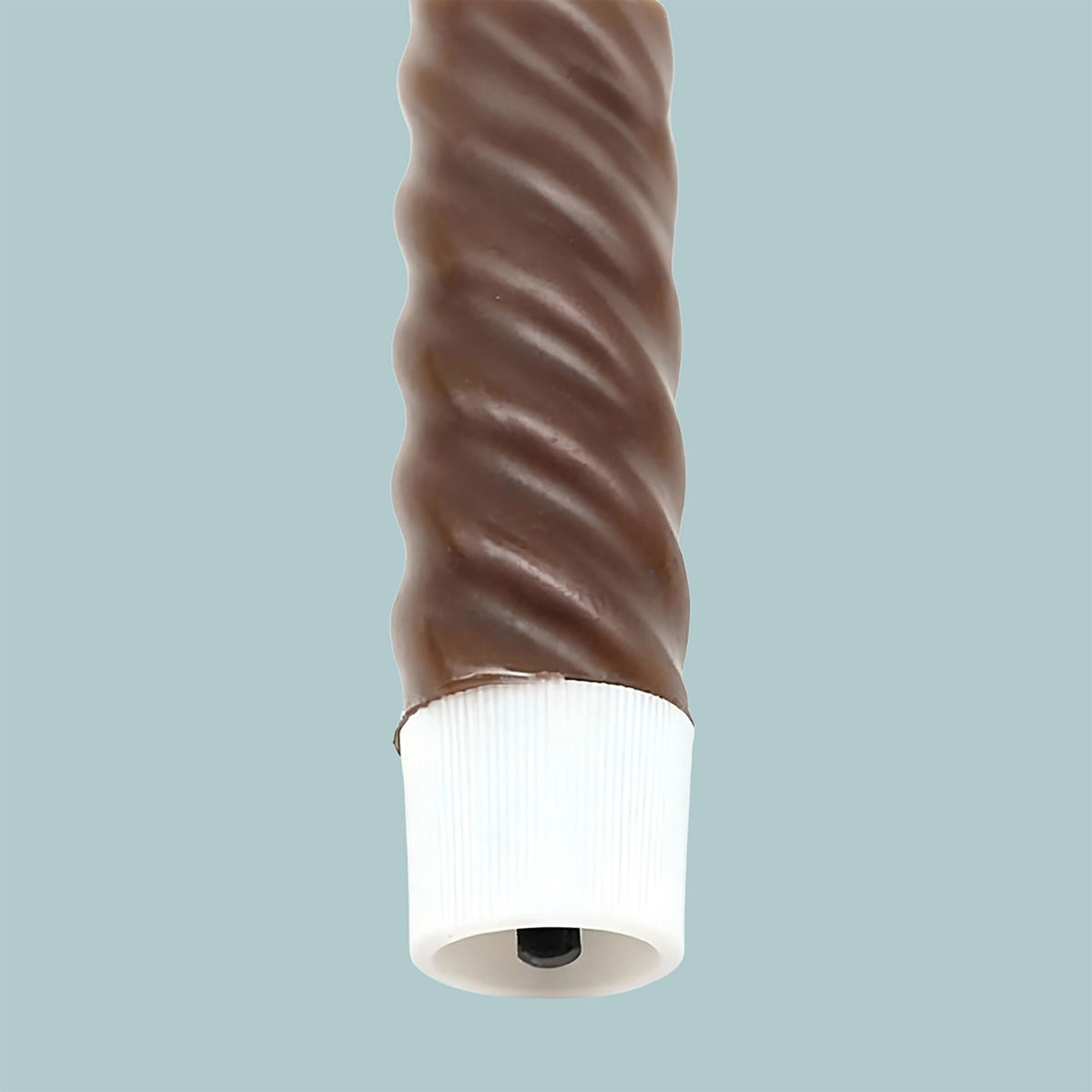 LED Stabkerzen 6er-Set Braun von Relaxdays