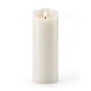 LED Kerze 30cm hoch Weiss von Relaxdays