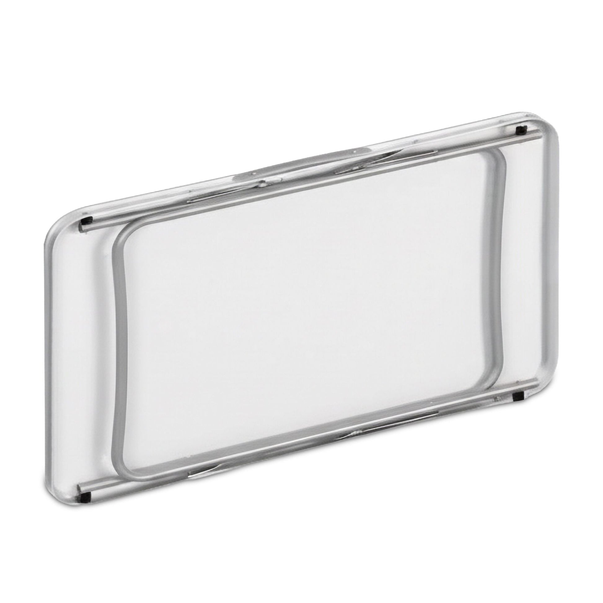 Klappbarer Campingtisch Weiss-Silber von Relaxdays