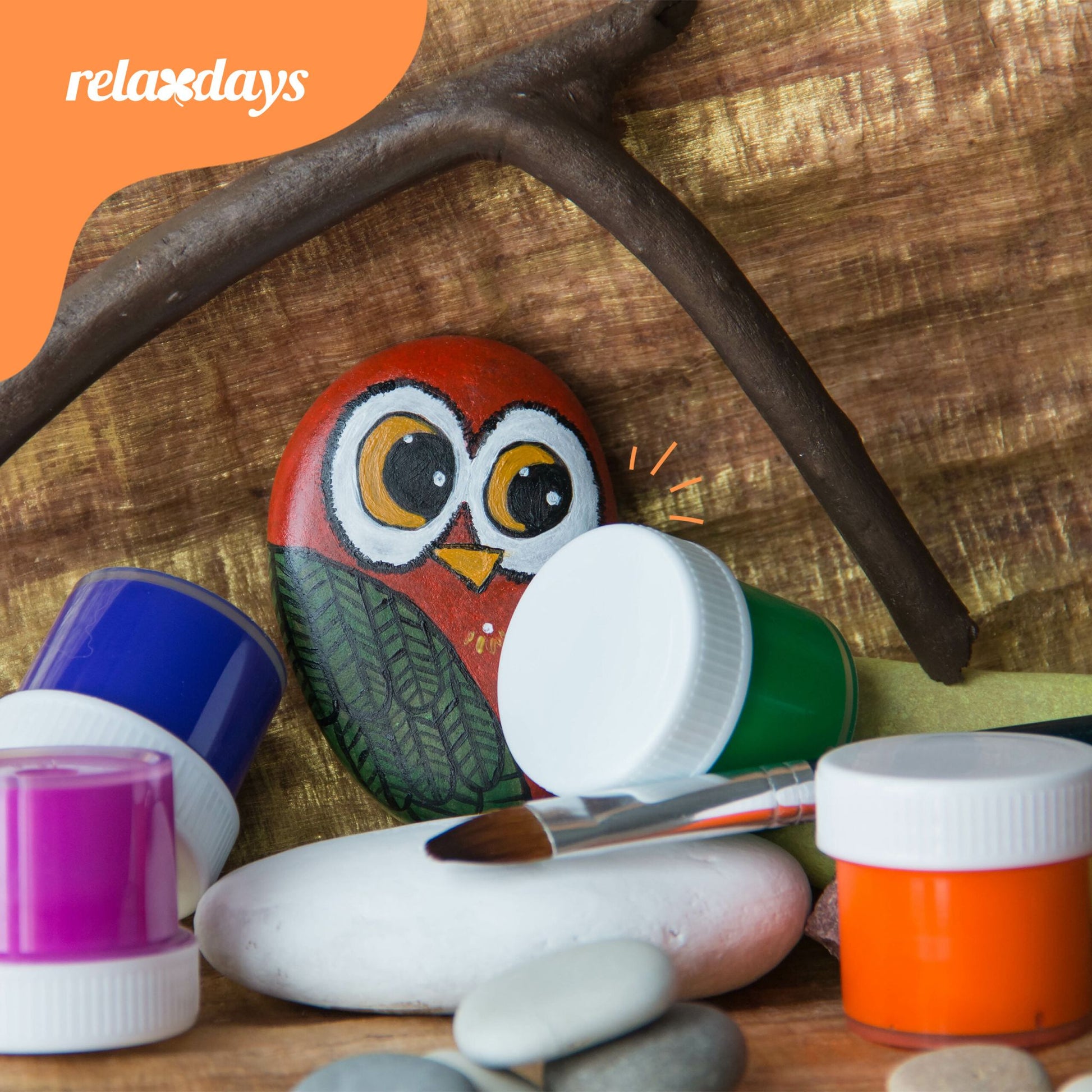 Steine zum Bemalen XL 2 kg Grau von Relaxdays
