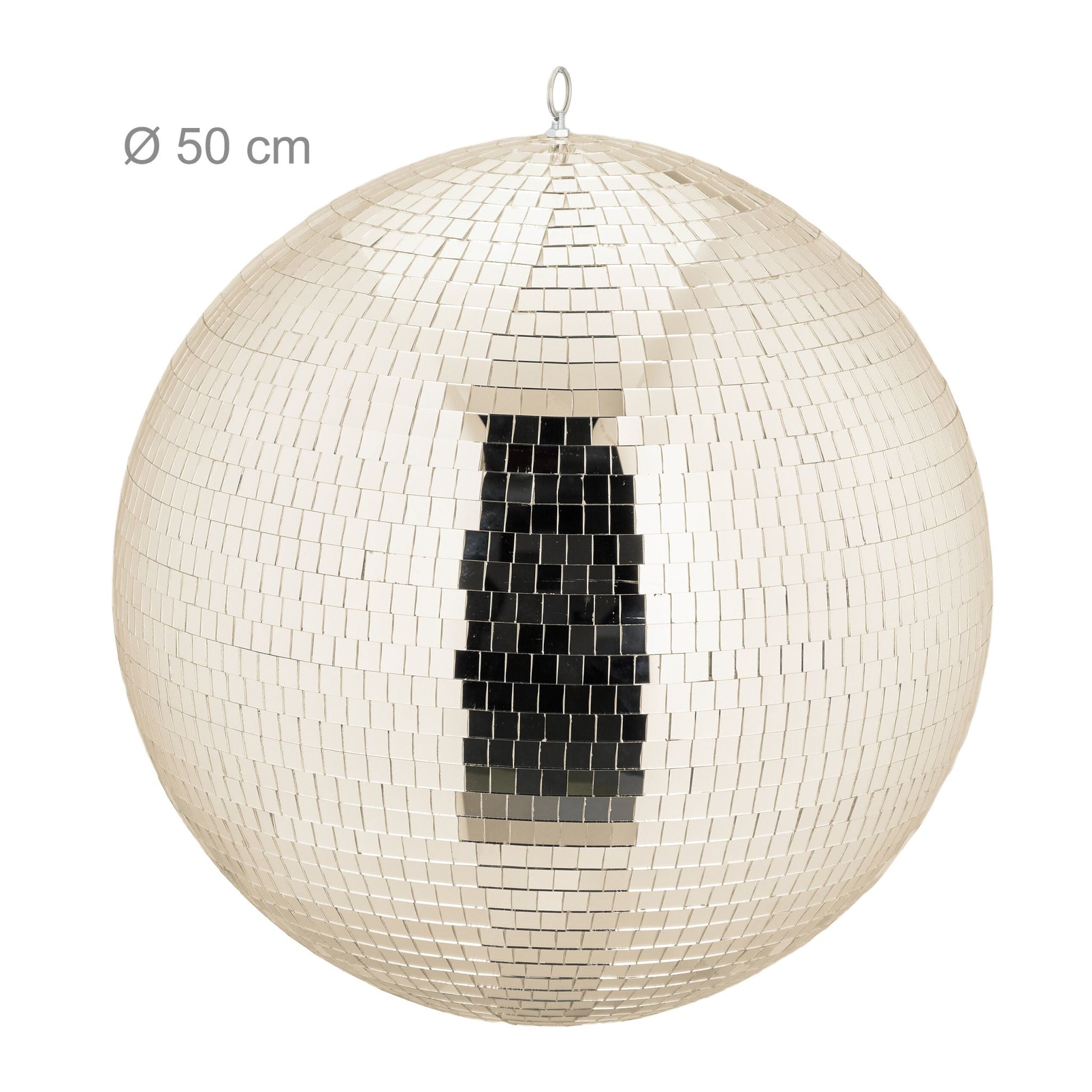 Discokugel 50cm Beige von Relaxdays