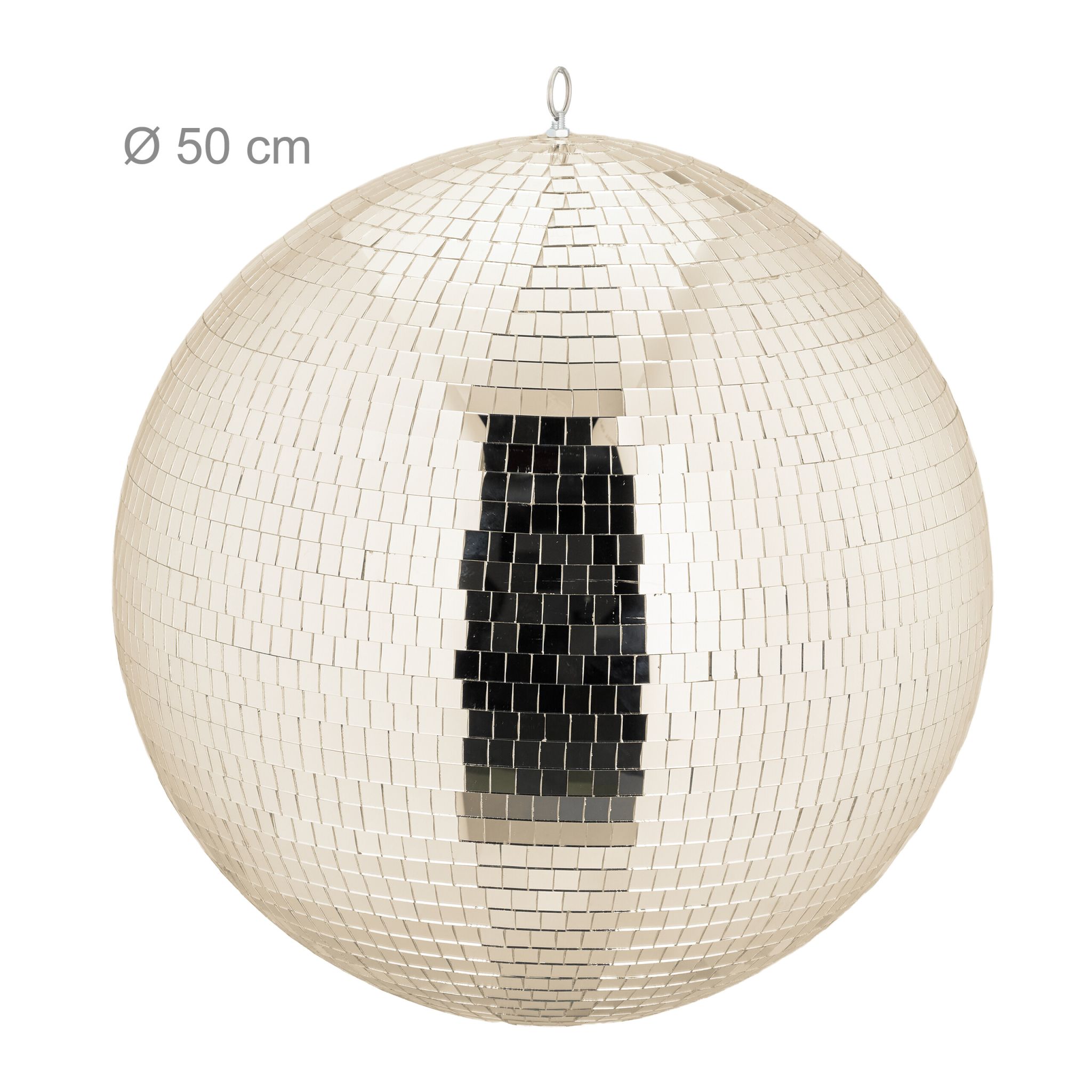 Discokugel 50cm Beige von Relaxdays