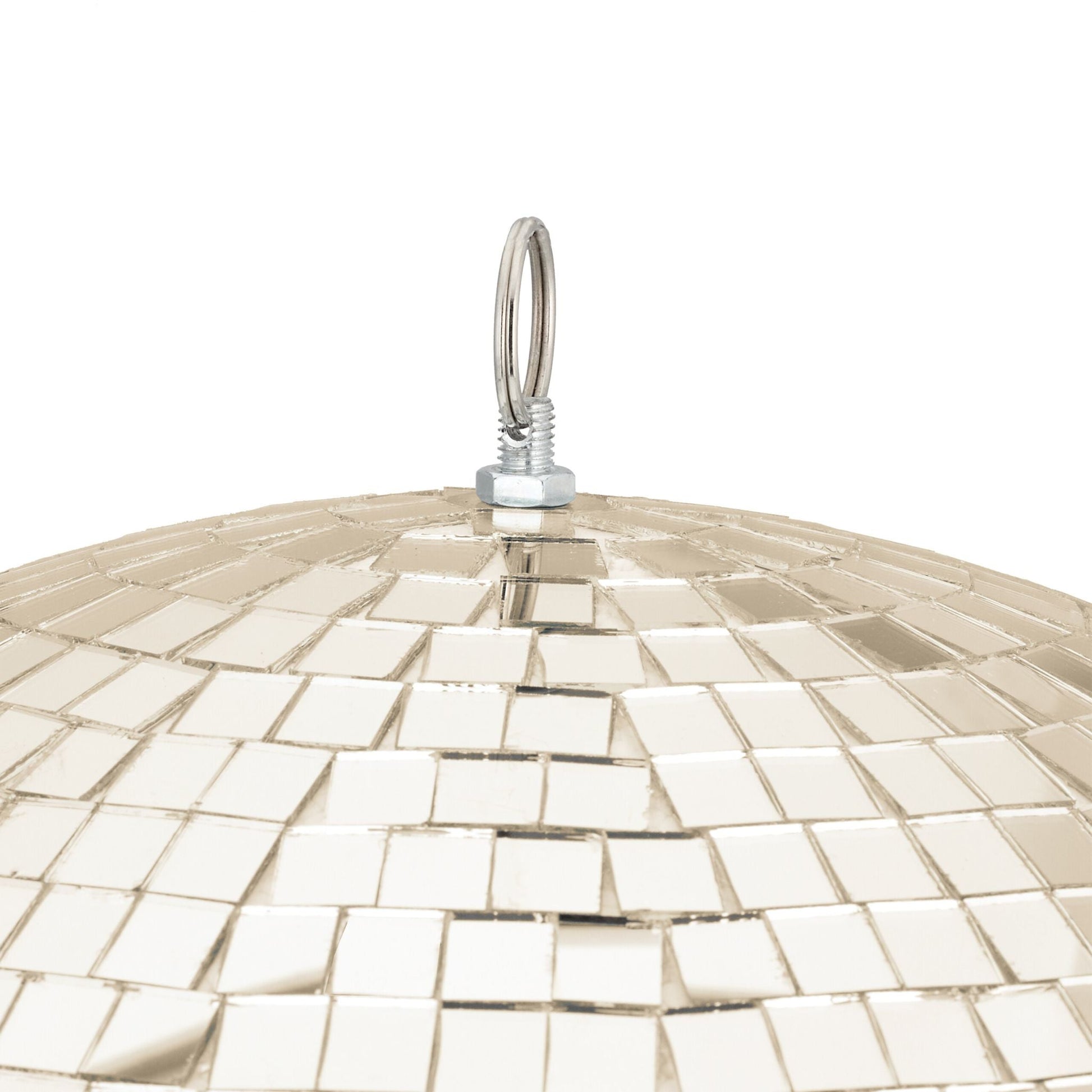 Discokugel 50cm Beige von Relaxdays
