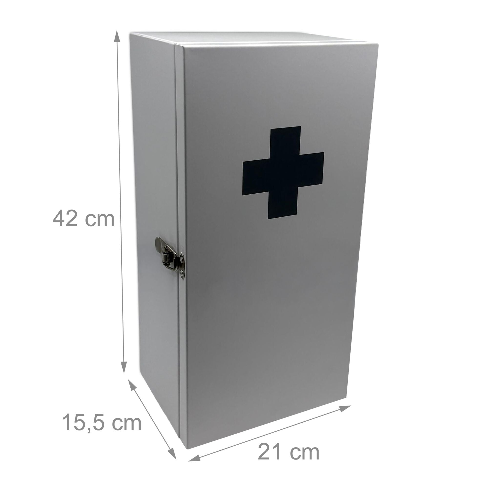 XXL Medizinschrank Weiss-Grau von Relaxdays