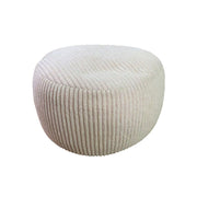 Pouf mit Cordbezug Beige von Relaxdays
