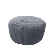 Pouf mit Cordbezug Anthrazit von Relaxdays