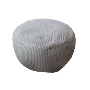 Pouf mit Cordbezug Grau von Relaxdays