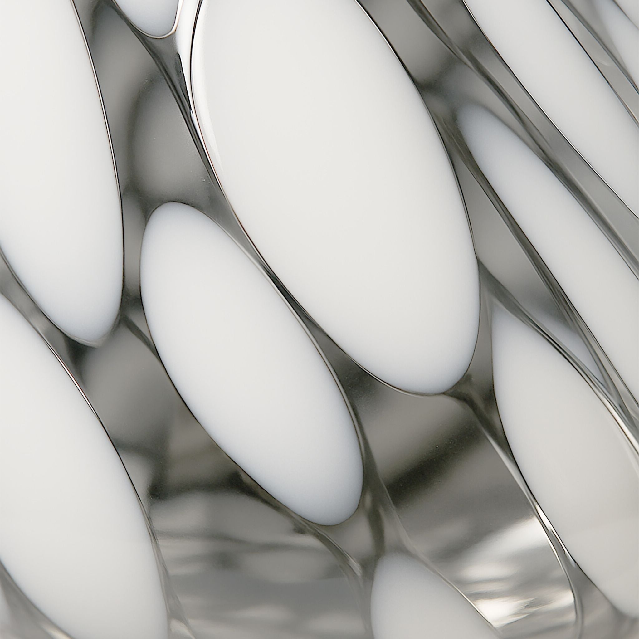 Tischlampe Pilz Weiss-Schwarz von Relaxdays