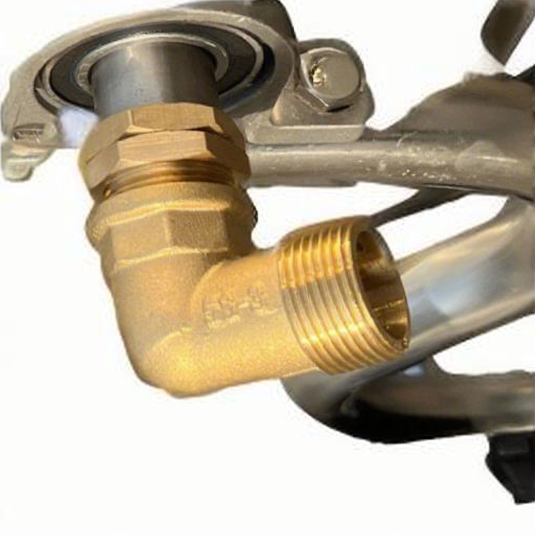 Schlauchwagen Edelstahl Schwarz-Silber von Relaxdays