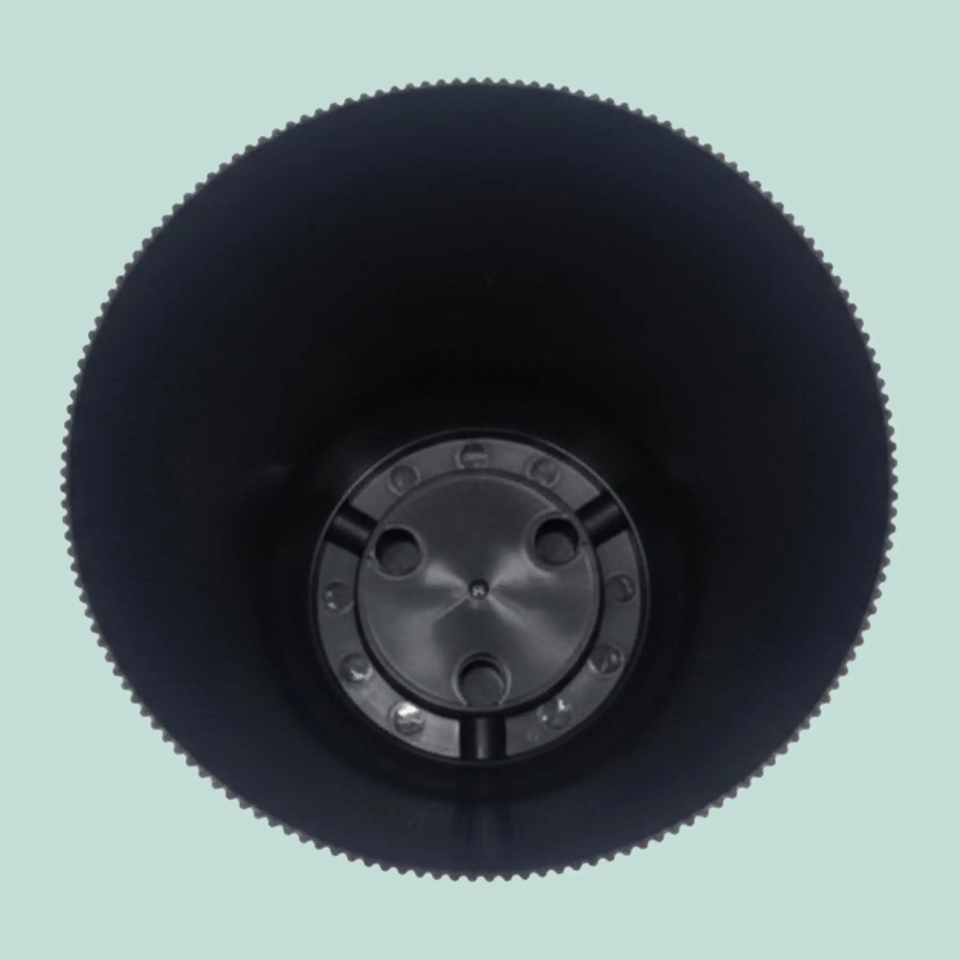 Blumentopf mit Untersetzer 2er-Set Schwarz von Relaxdays
