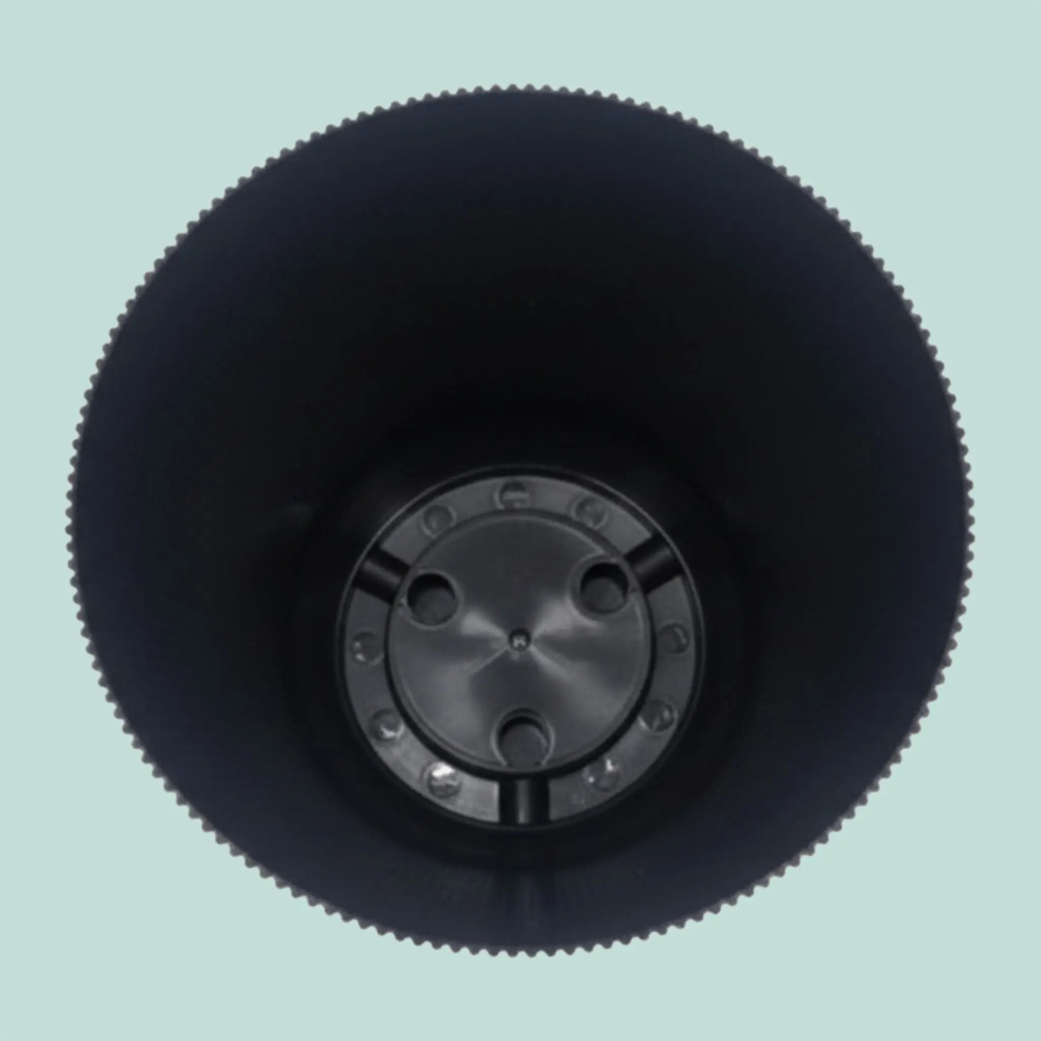 Blumentopf mit Untersetzer 2er-Set Schwarz von Relaxdays