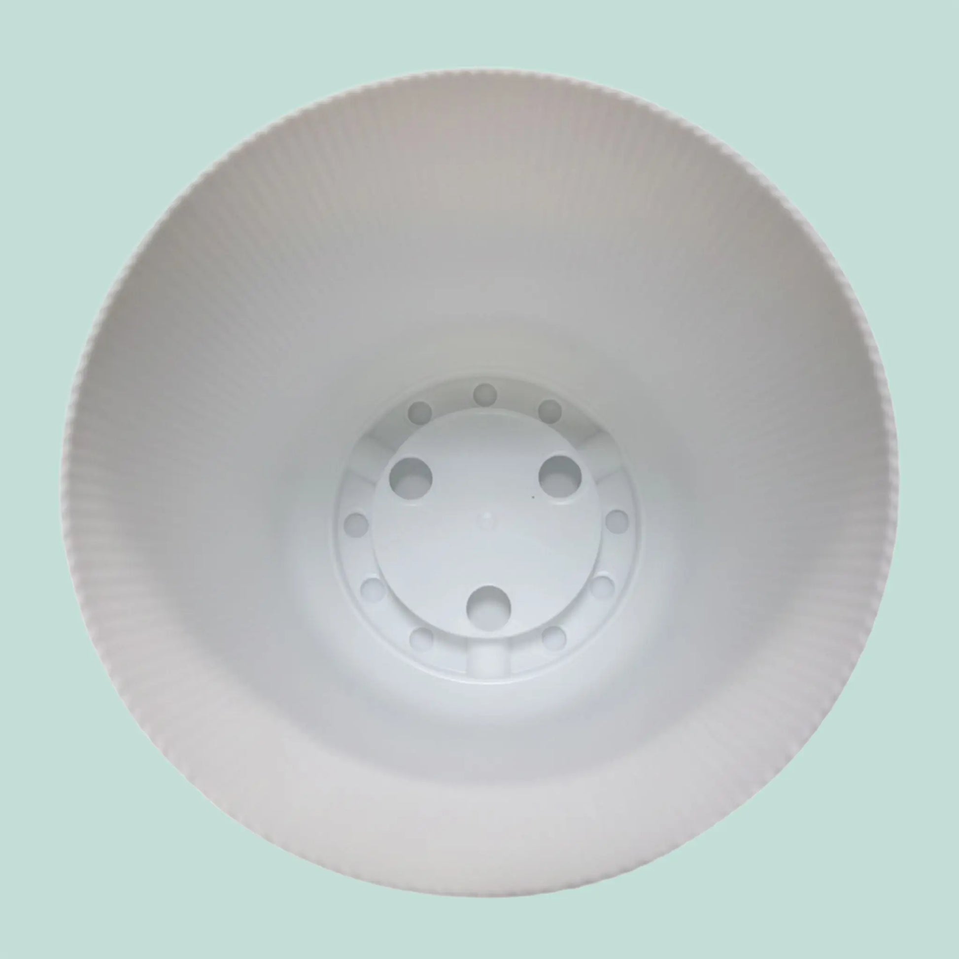 Blumentopf mit Untersetzer 2er-Set Weiss von Relaxdays