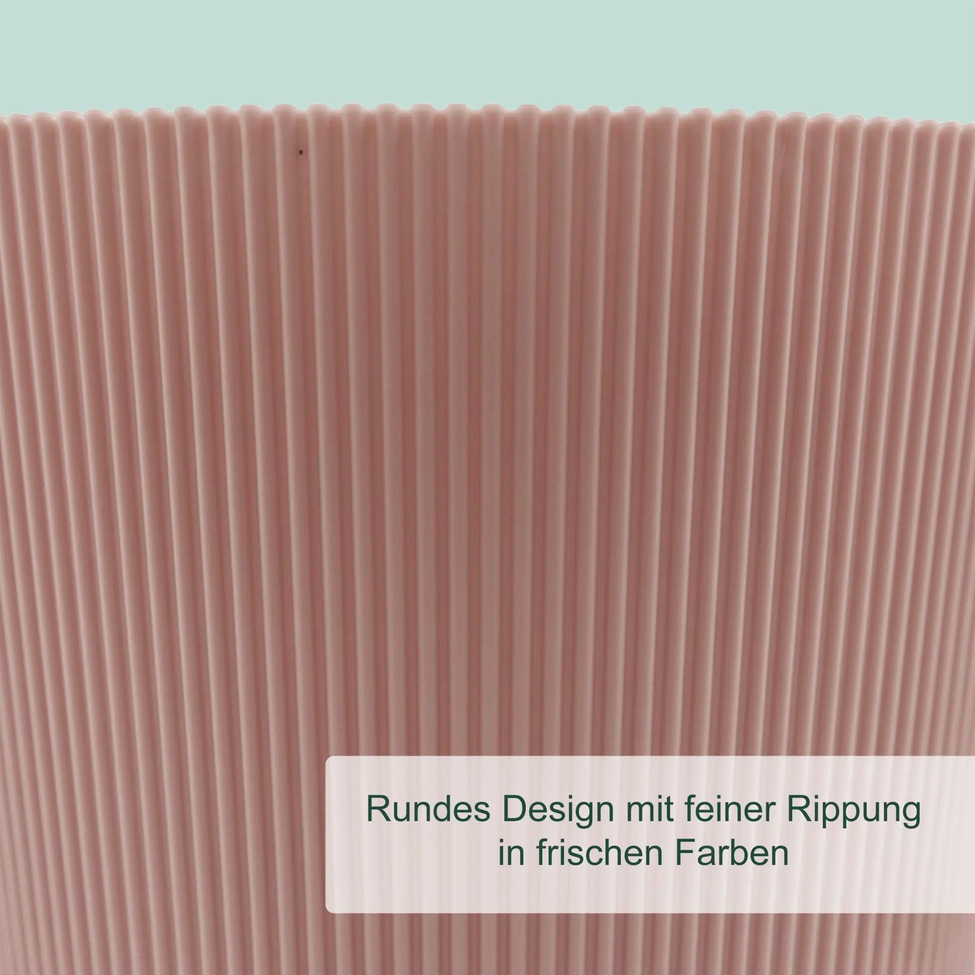 Blumentopf mit Untersetzer 2er-Set Rosa von Relaxdays