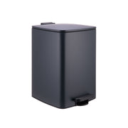 Mülleimer Küche 20L Schwarz-Silber-Grau von Relaxdays