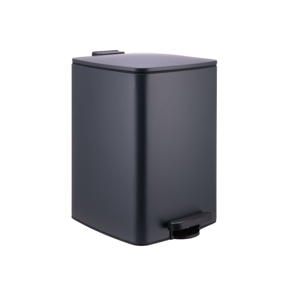 Mülleimer Küche 20L Schwarz-Silber-Grau von Relaxdays